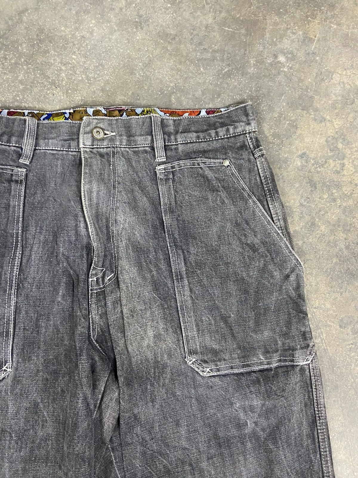 Fubu 🔥 Vintage y2k Fubu Platinum jeans Embroidery back hit Size US 36 / EU 52 - 15 Thumbnail