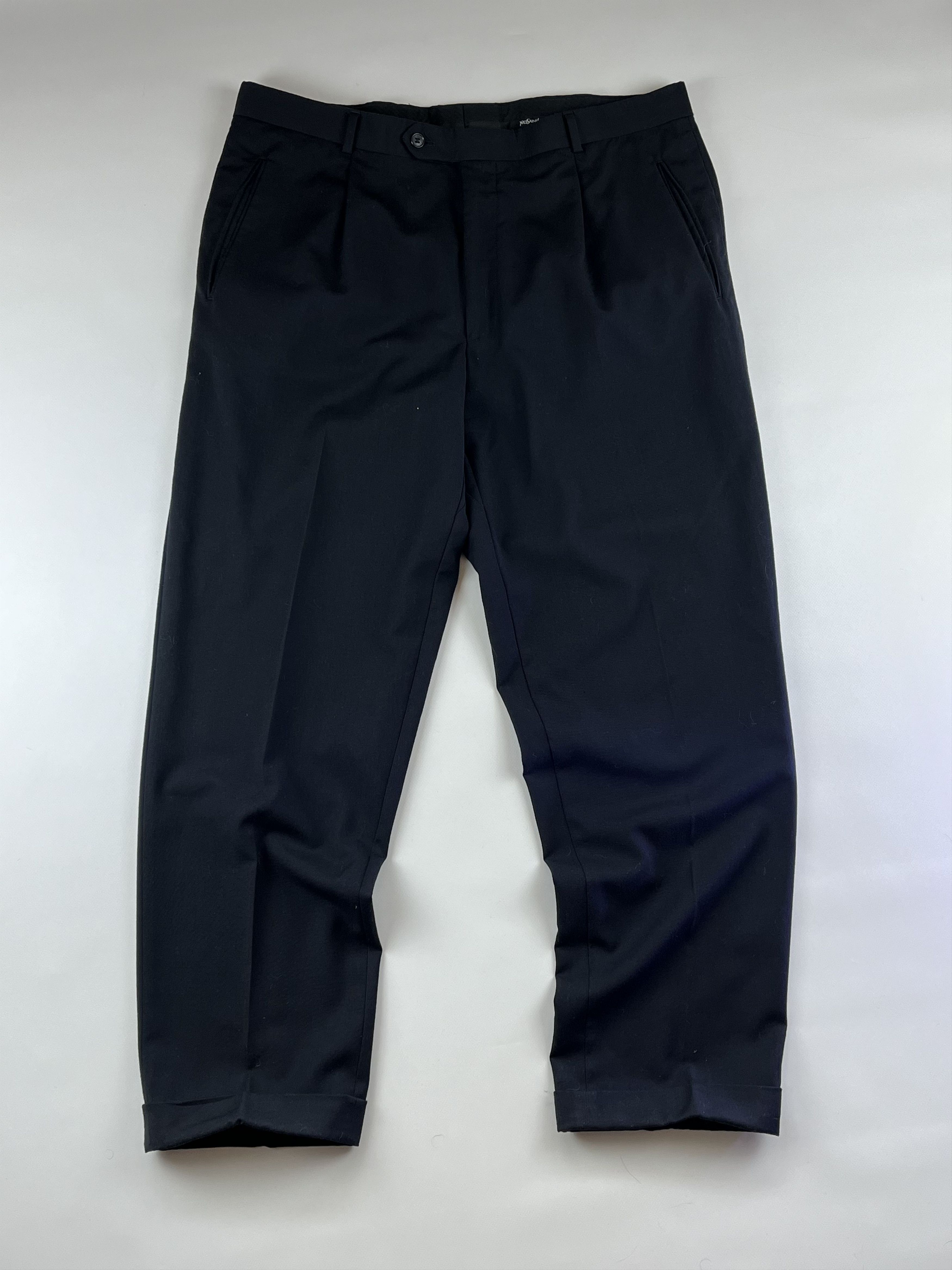 Vintage × Yves Saint Laurent Yves Saint Laurent Vintage Viscose Pants Size US 34 / EU 50 - 4 Thumbnail