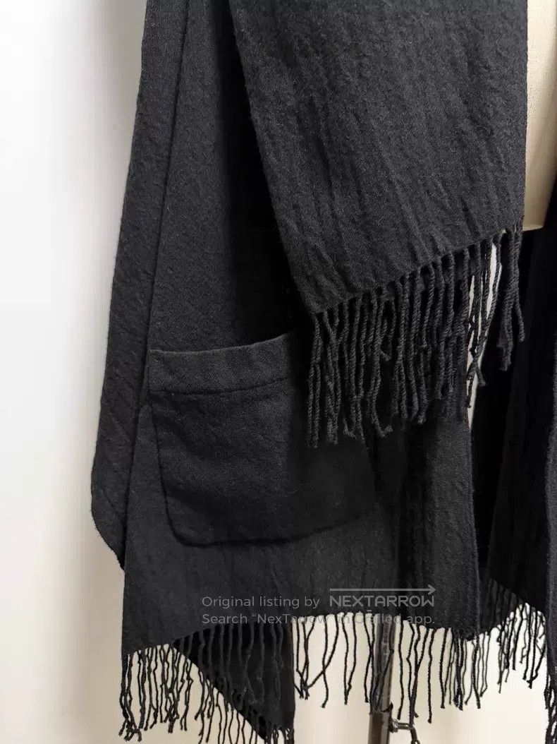 Yohji Yamamoto Yohji Yamamoto size os Black wool Cape Size US M / EU 48-50 / 2 - 5 Thumbnail