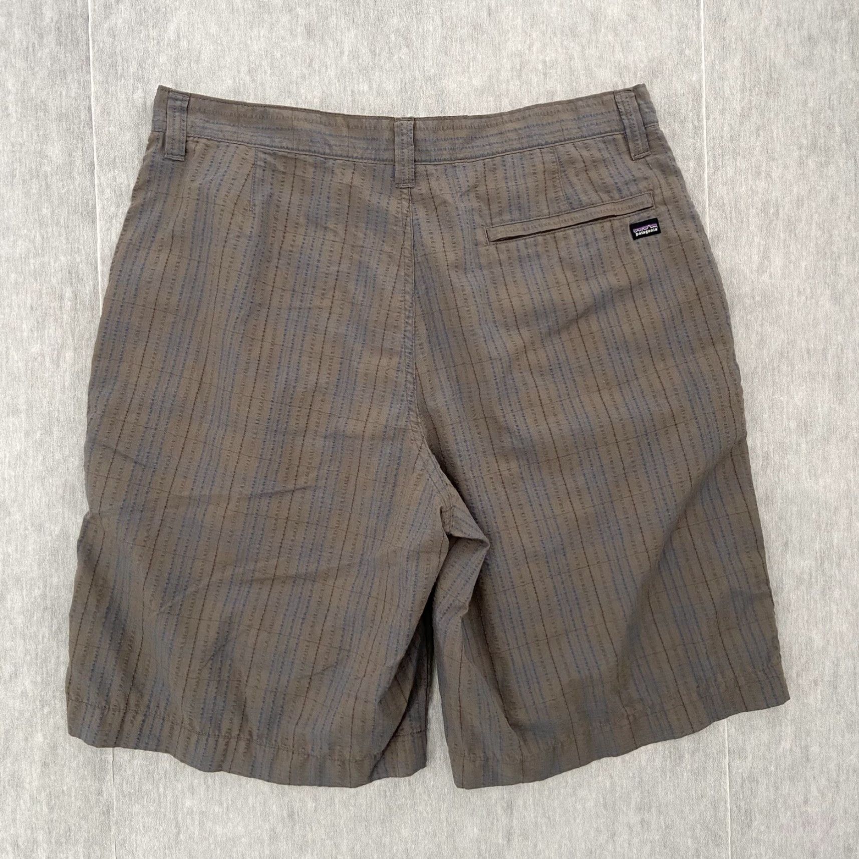 Patagonia Patagonia Shorts Adult 32 Gray Blue Plaid Organic Cotton Casual Outdoors Mens Size US 32 / EU 48 - 2 Thumbnail
