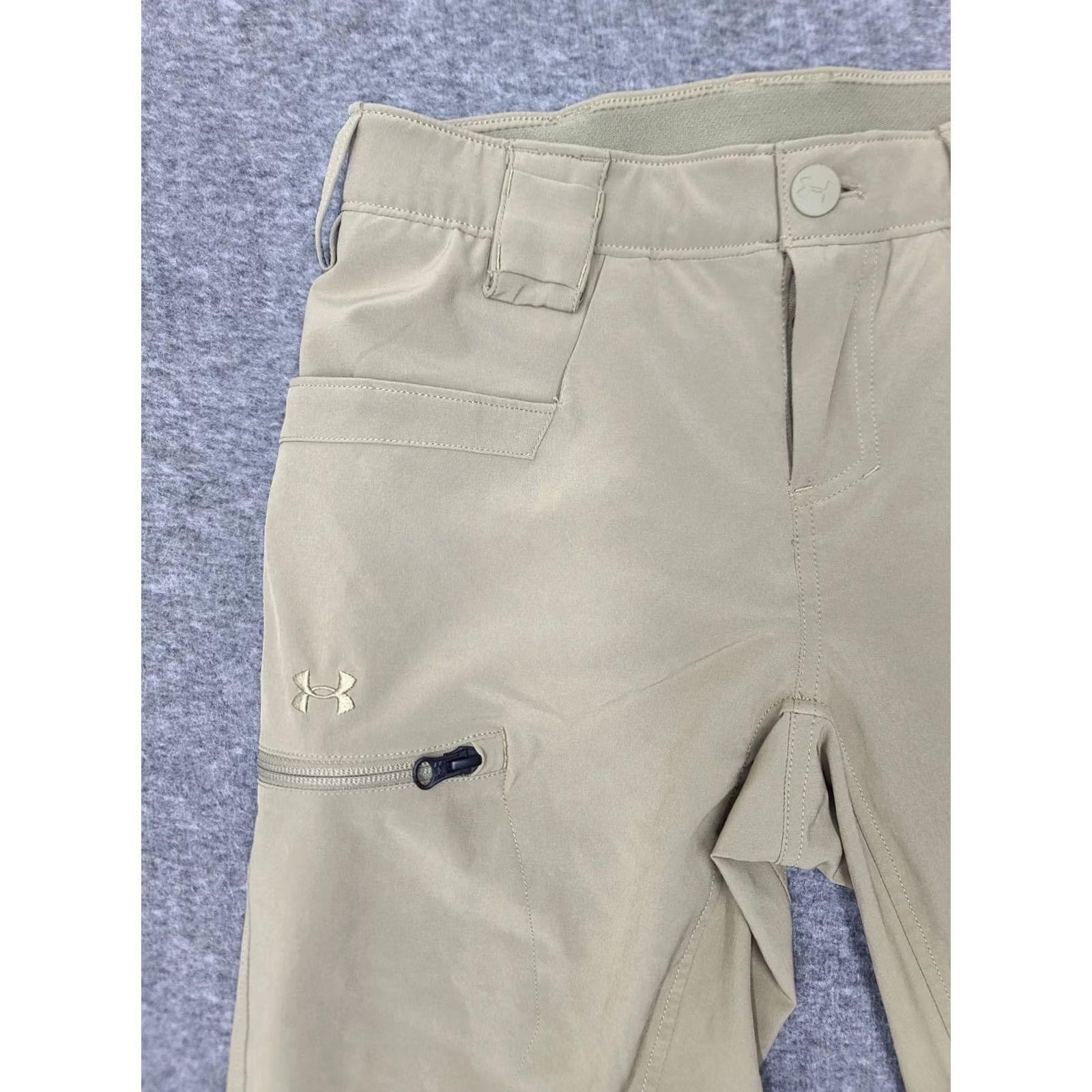 Under Armour Under Armour Tactical Patrol Pants Women's Size 2 Beige Cargo Outdoor Water Resistant Pocketed Regular Fit Size 26" / US 2 / IT 38 - 7 Thumbnail