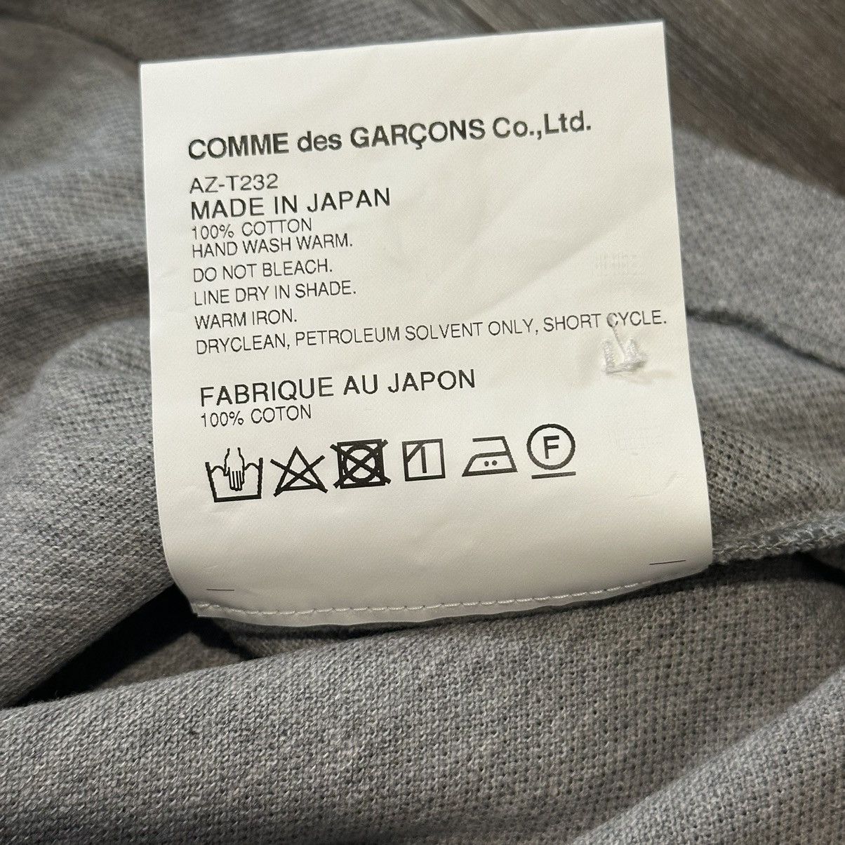 Comme des Garcons Brand NWT CDG Comme des Garçons Play Long Heart Grey Polo Size US M / EU 48-50 / 2 - 8 Thumbnail