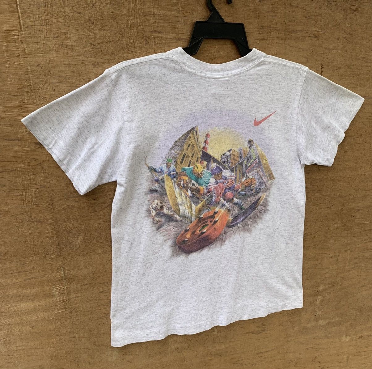 Nike Vintage 90’s Nike Street Hockey T Shirt Size US S / EU 44-46 / 1 - 13 Thumbnail