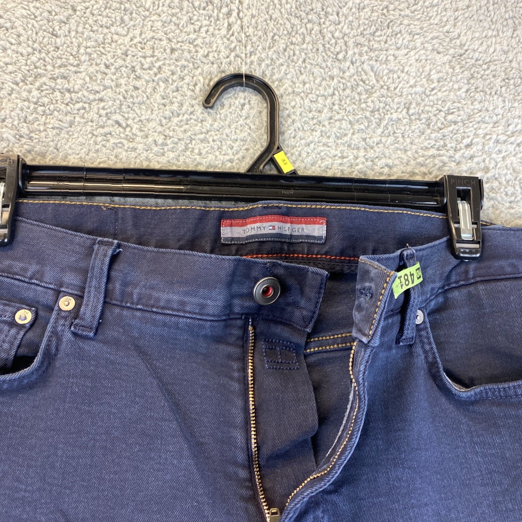 Tommy Hilfiger Tommy Hilfiger Men Jeans / 36x30 / Straight / Regular Fit / Blue Cotton Denim / Casual Wear - Men 36 30 - Vintage No Size US 36 / EU 52 - 3 Thumbnail