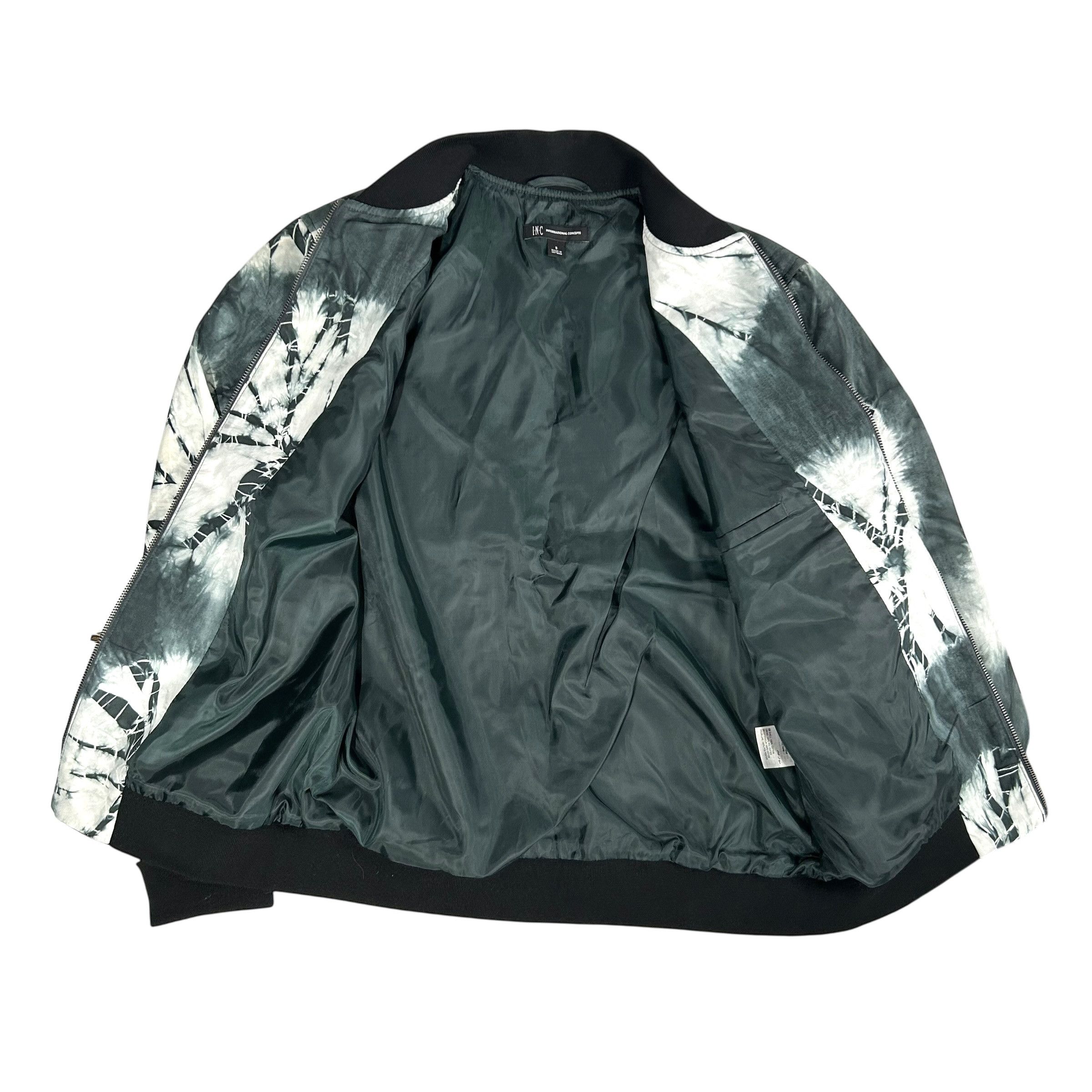 I.N.C INC Bleached Zip Cotton Bomber Jacket Size US S / EU 44-46 / 1 - 4 Thumbnail
