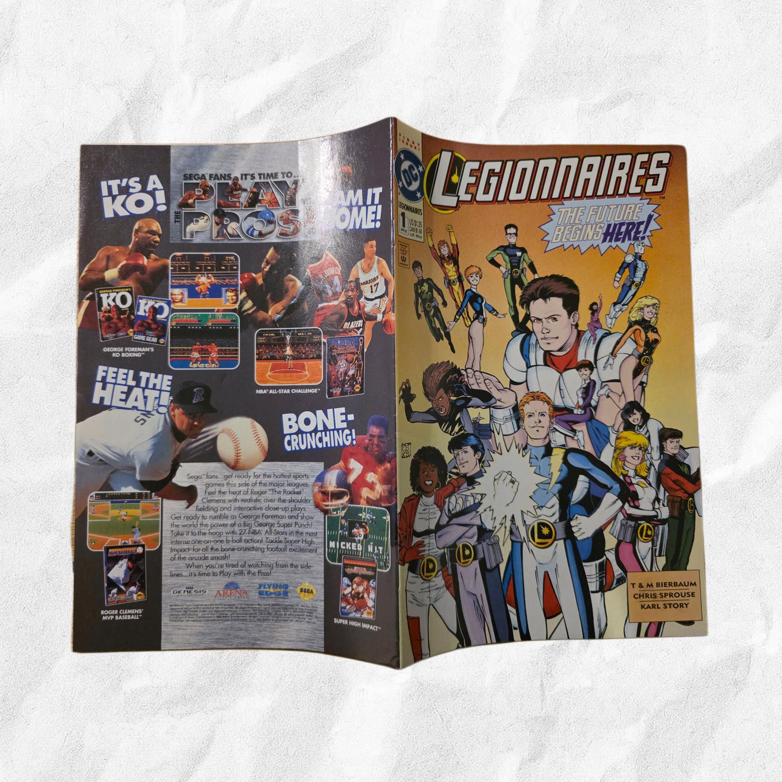 DC Comics Legionnaires #1 NM 1993 DC Teen Legion Reboot Comic (C) Size ONE SIZE - 4 Thumbnail