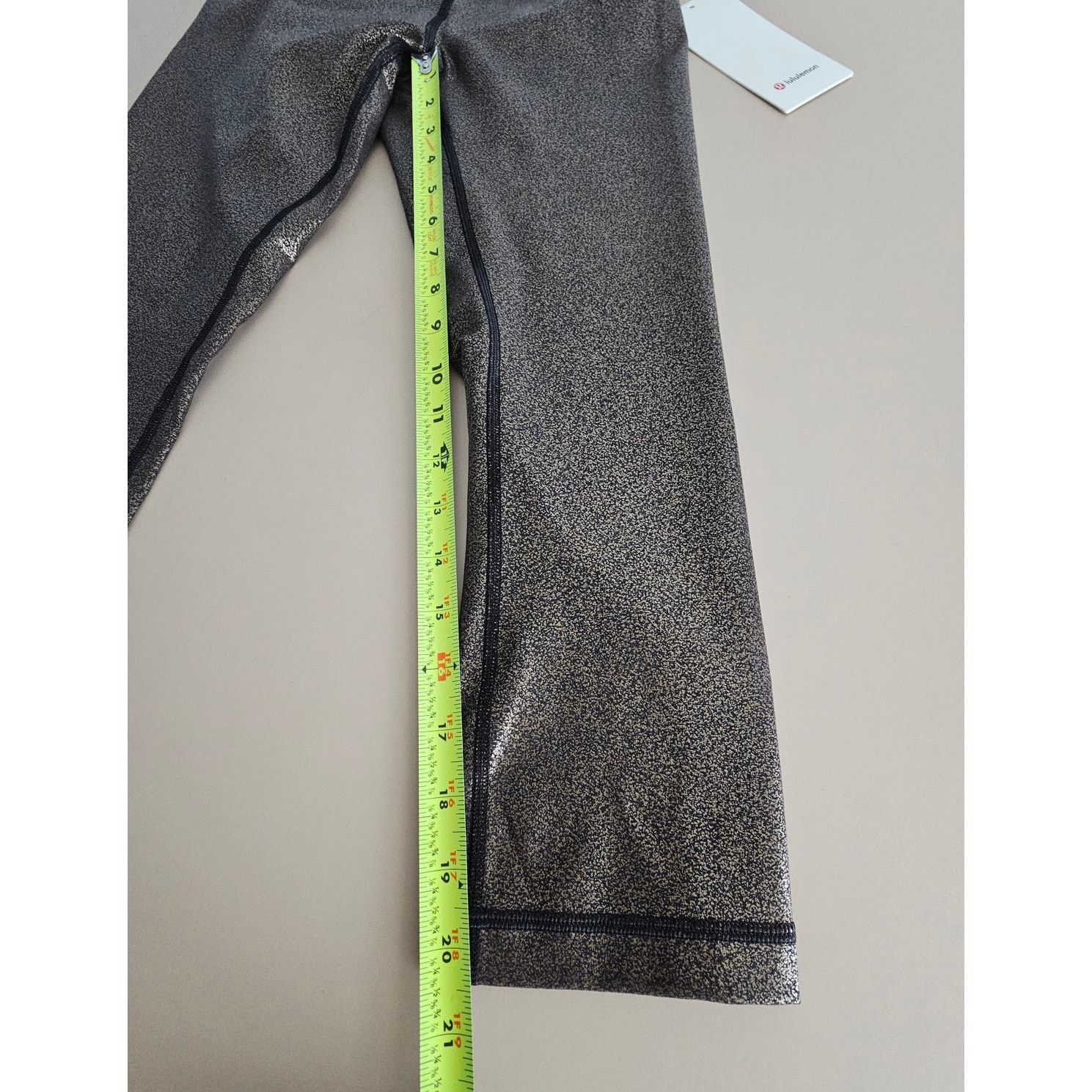 Lululemon Lululemon Foil Wunder High-Rise Luxtreme Crop 21" Leggings 4 Size 27" / US 4 / IT 40 - 7 Thumbnail