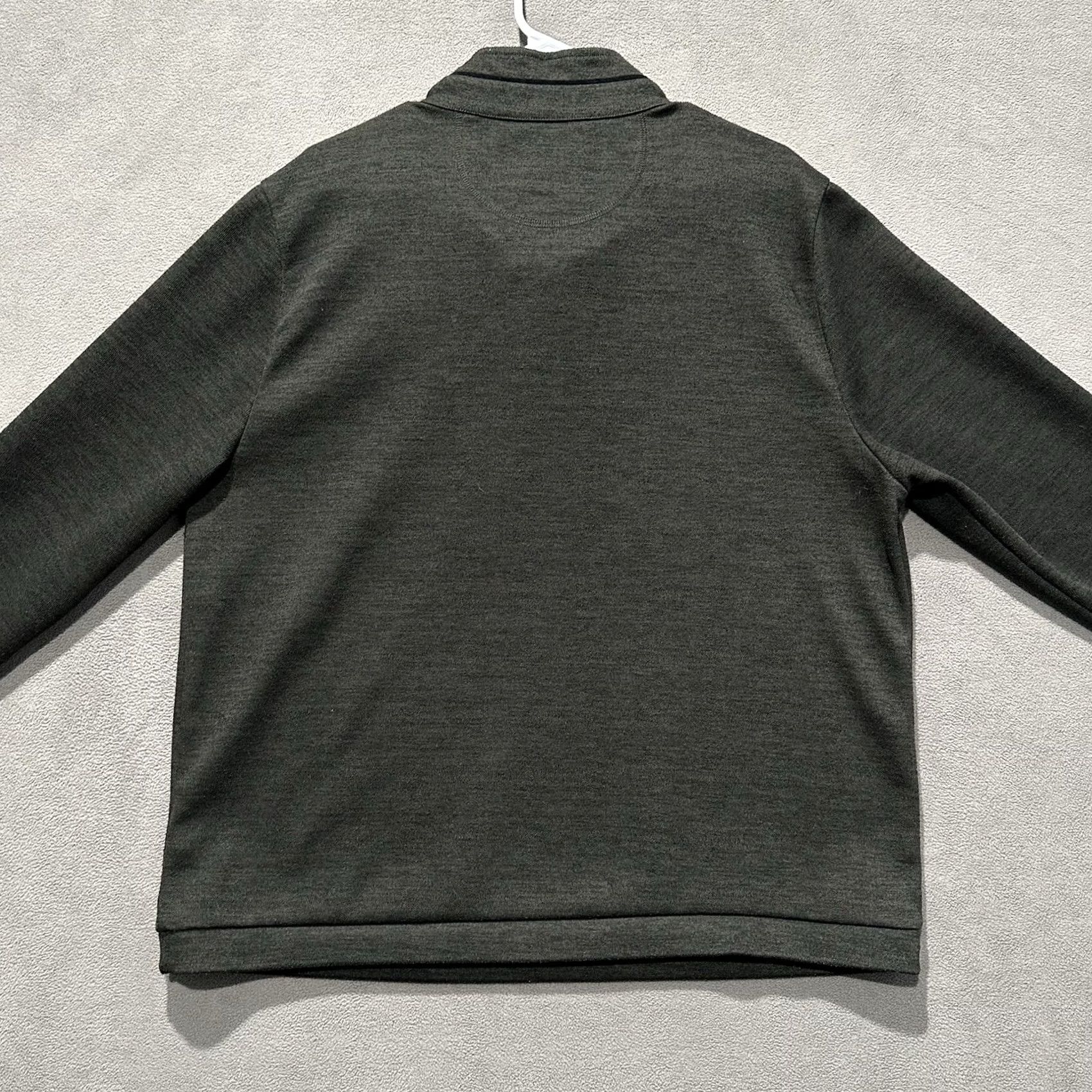 Carbon2Cobalt Carbon 2 Cobalt Sweater Mens Large Green Henley Knit Pullover Long Sleeve EUC Size US L / EU 52-54 / 3 - 2 Thumbnail