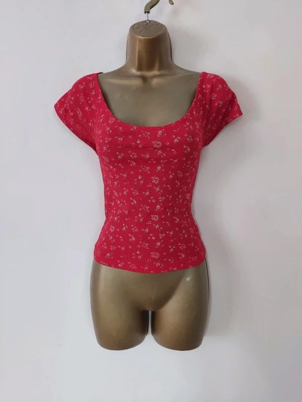 Vintage Vintage off the shoulder top Size M / US 6-8 / IT 42-44 - 7 Thumbnail