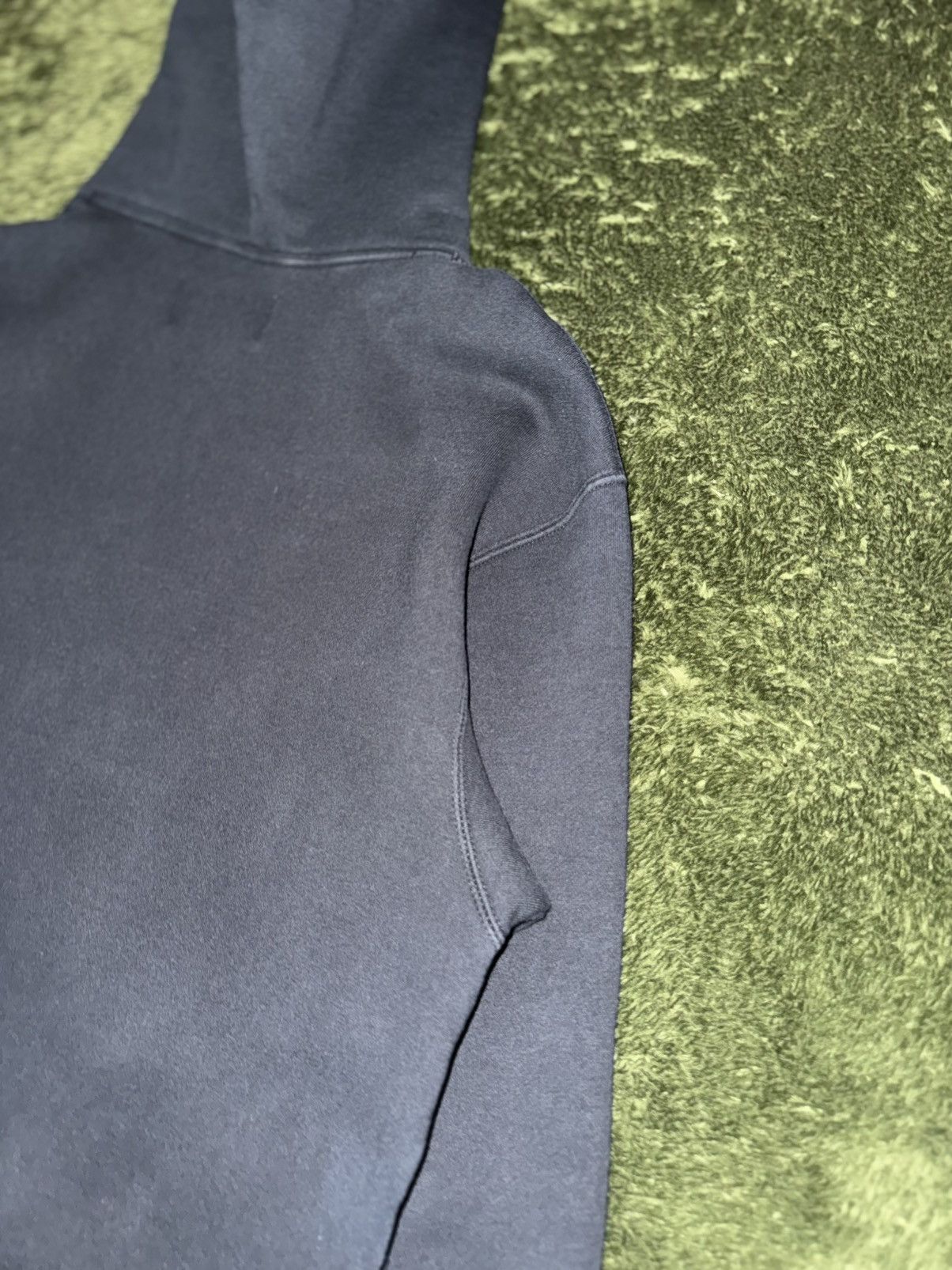 Japanese Brand [M] Jordan Essentials Pixel Embroidered Fleece Hoodie Black Size US XL / EU 56 / 4 - 10 Thumbnail