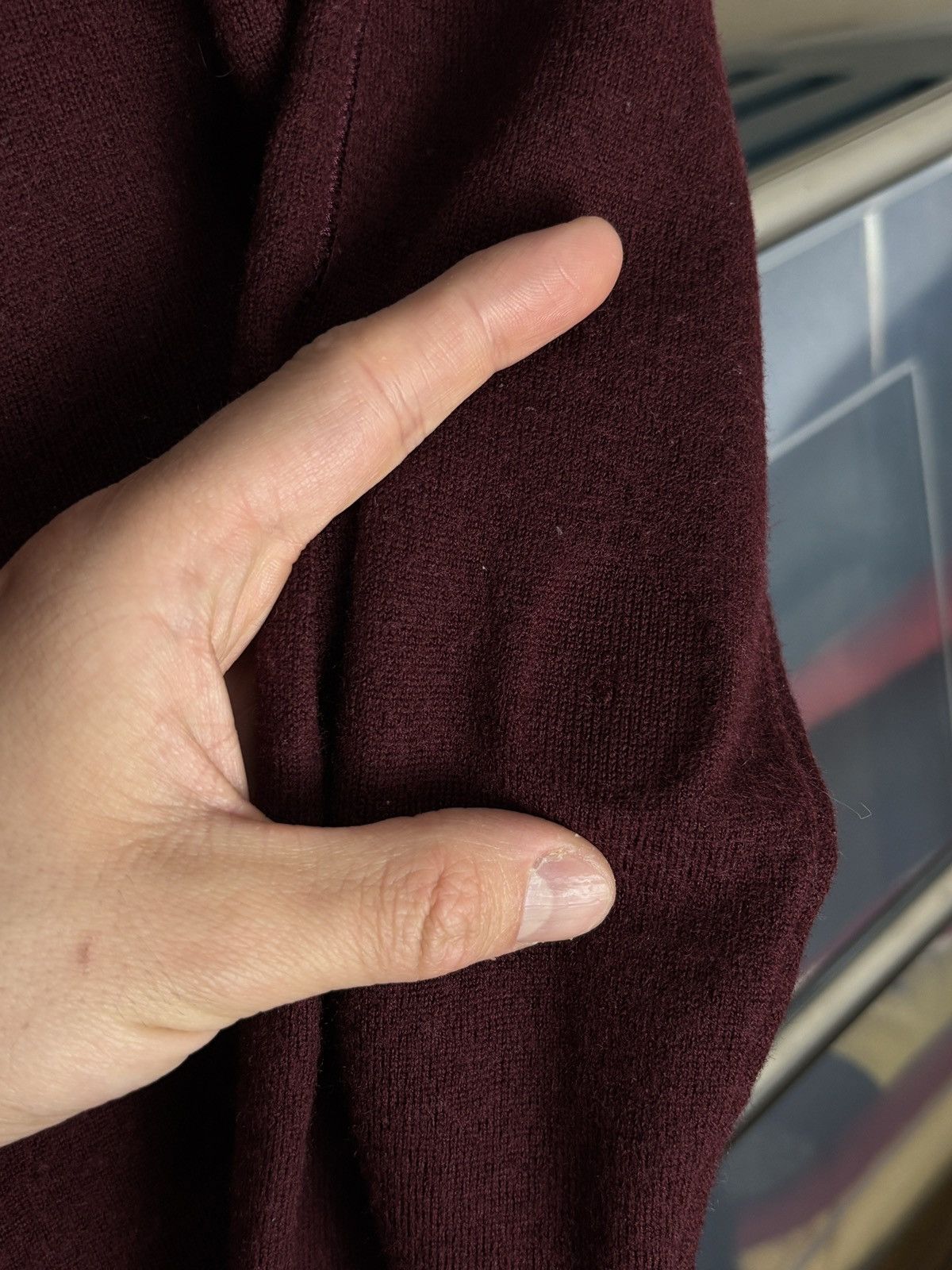Stone Island Stone Island burgundy sweater Size S / US 4 / IT 40 - 7 Thumbnail