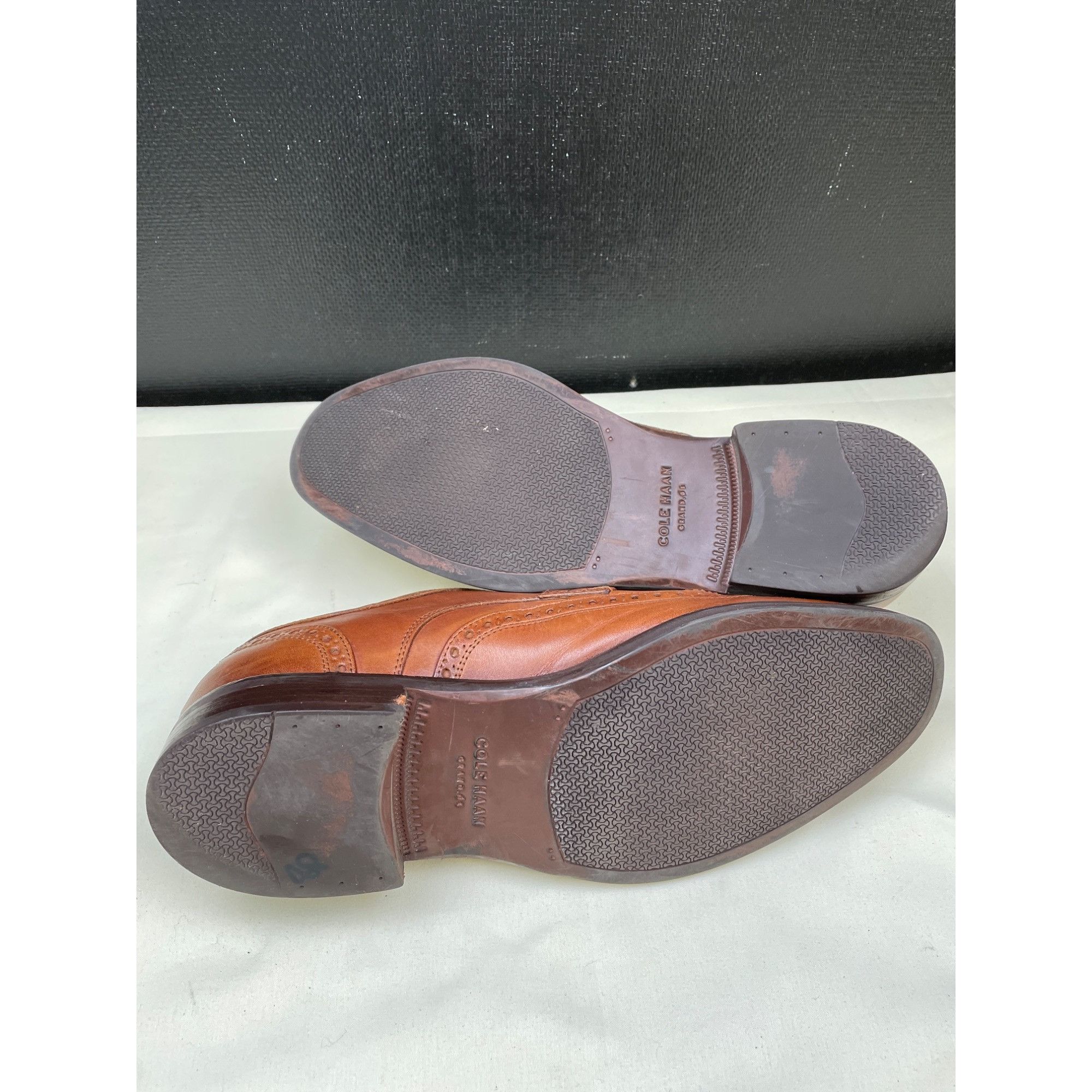 Cole Haan Cole Haan Men's Leather Light Brown Shoes Oxfords Size 7 SKU Size US 7 / EU 40 - 5 Thumbnail