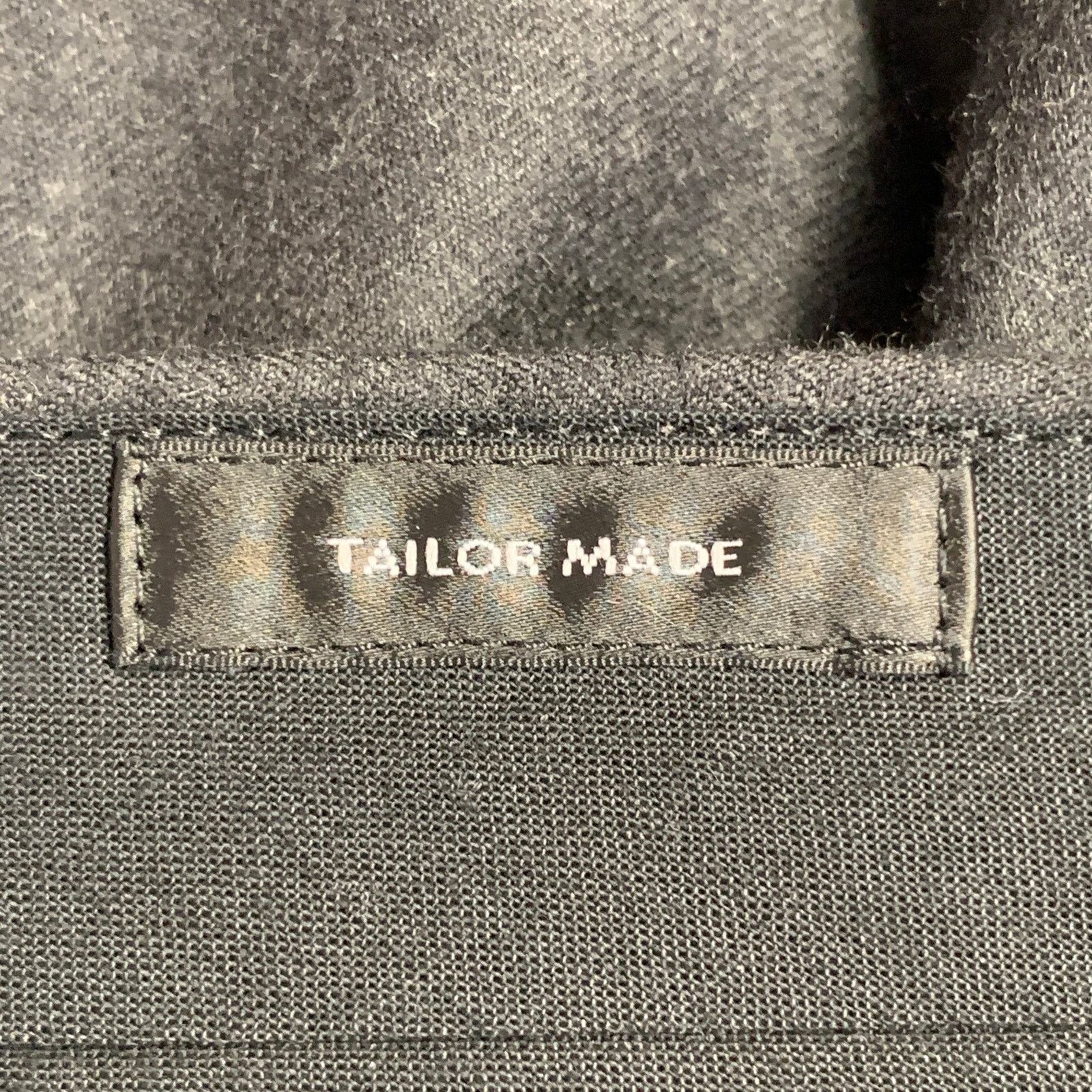 Jil Sander JIL SANDER Grey Charcoal Twill Wool Tapered Dress Pants Size US 30 / EU 46 - 4 Thumbnail