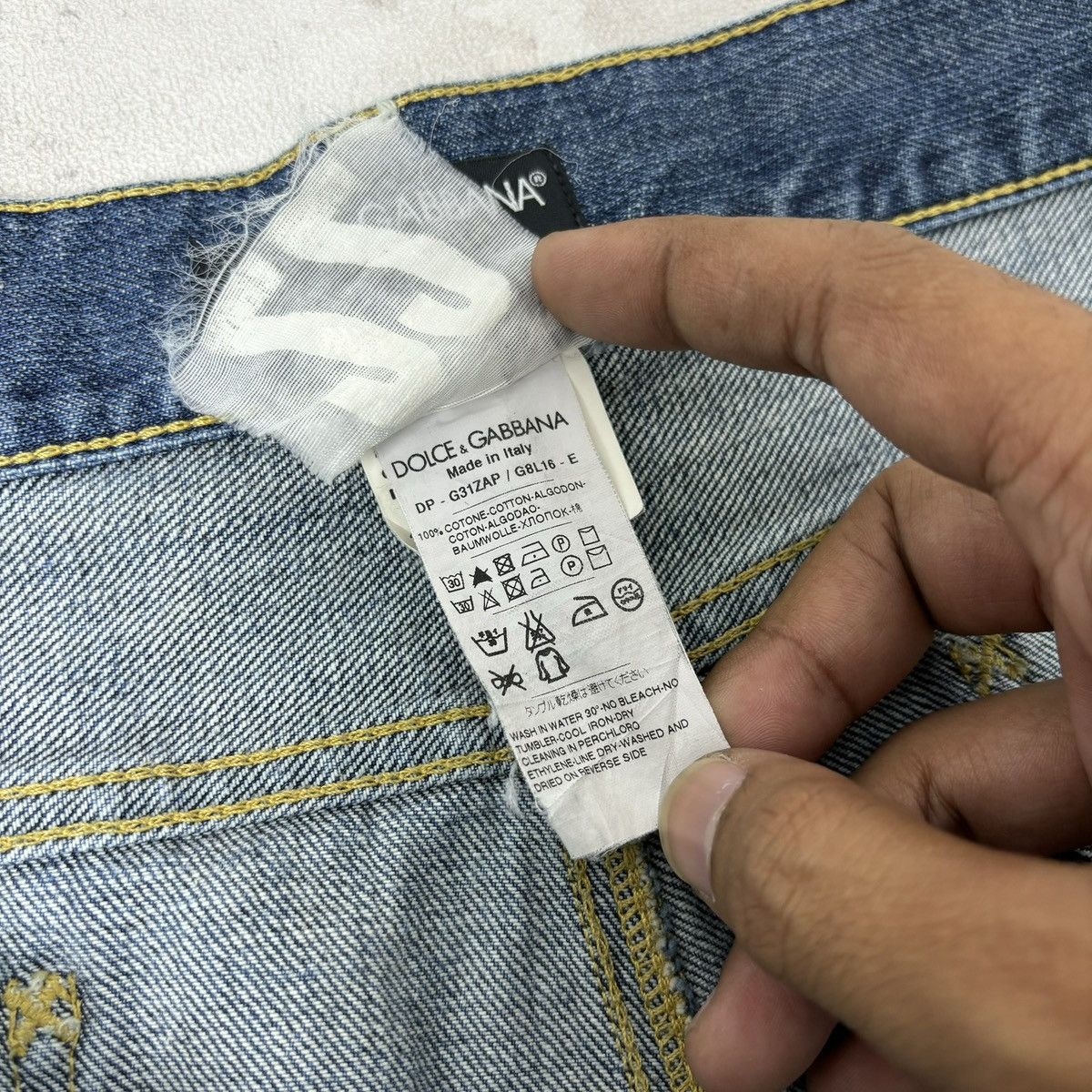 Dolce & Gabbana × If Six Was Nine Dolce & Gabbana ripped skinny jeans Size US 32 / EU 48 - 7 Thumbnail