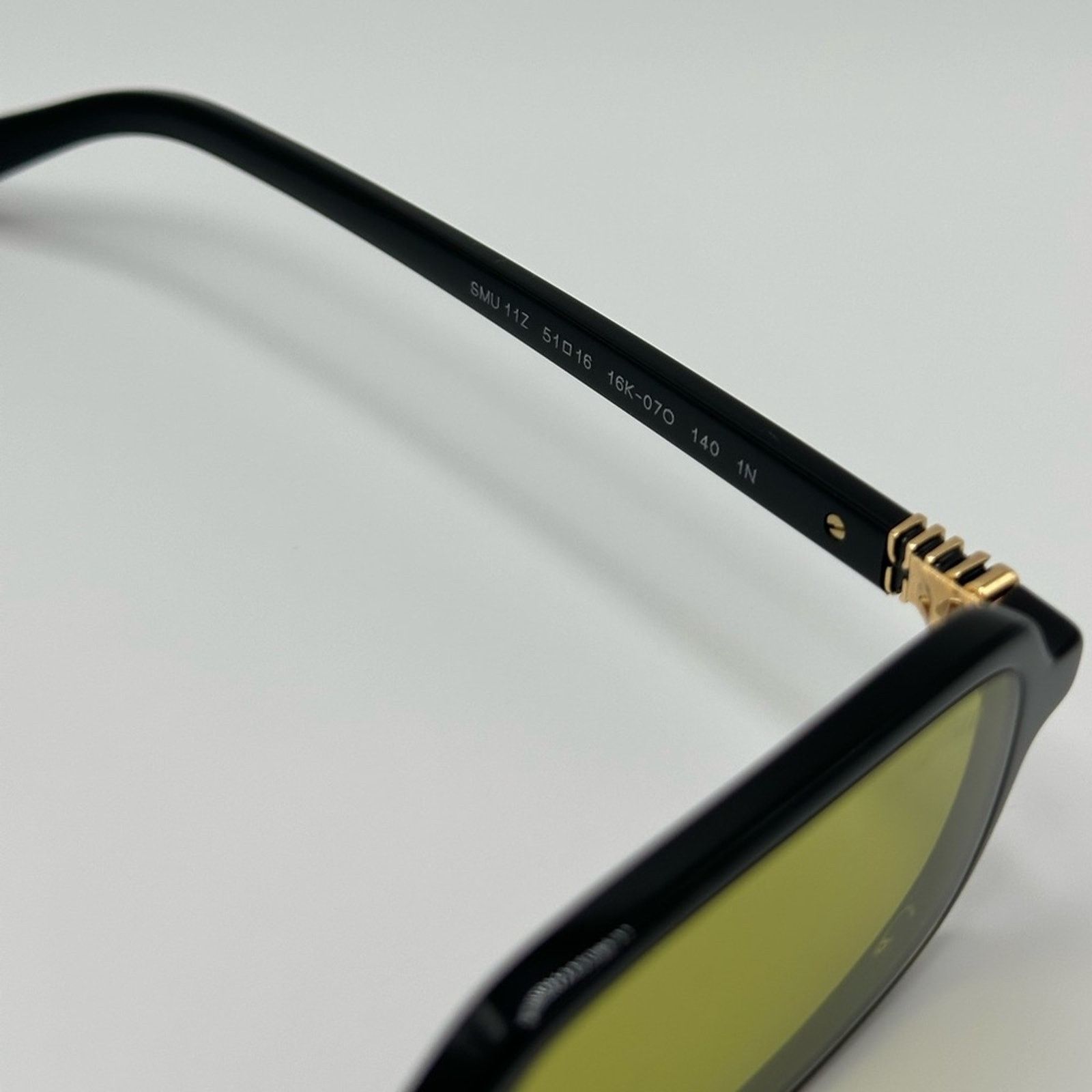 Miu Miu NEW MIU MIU Sunglasses MU11ZS 16K07O Black Green Unisex Size ONE SIZE - 7 Thumbnail