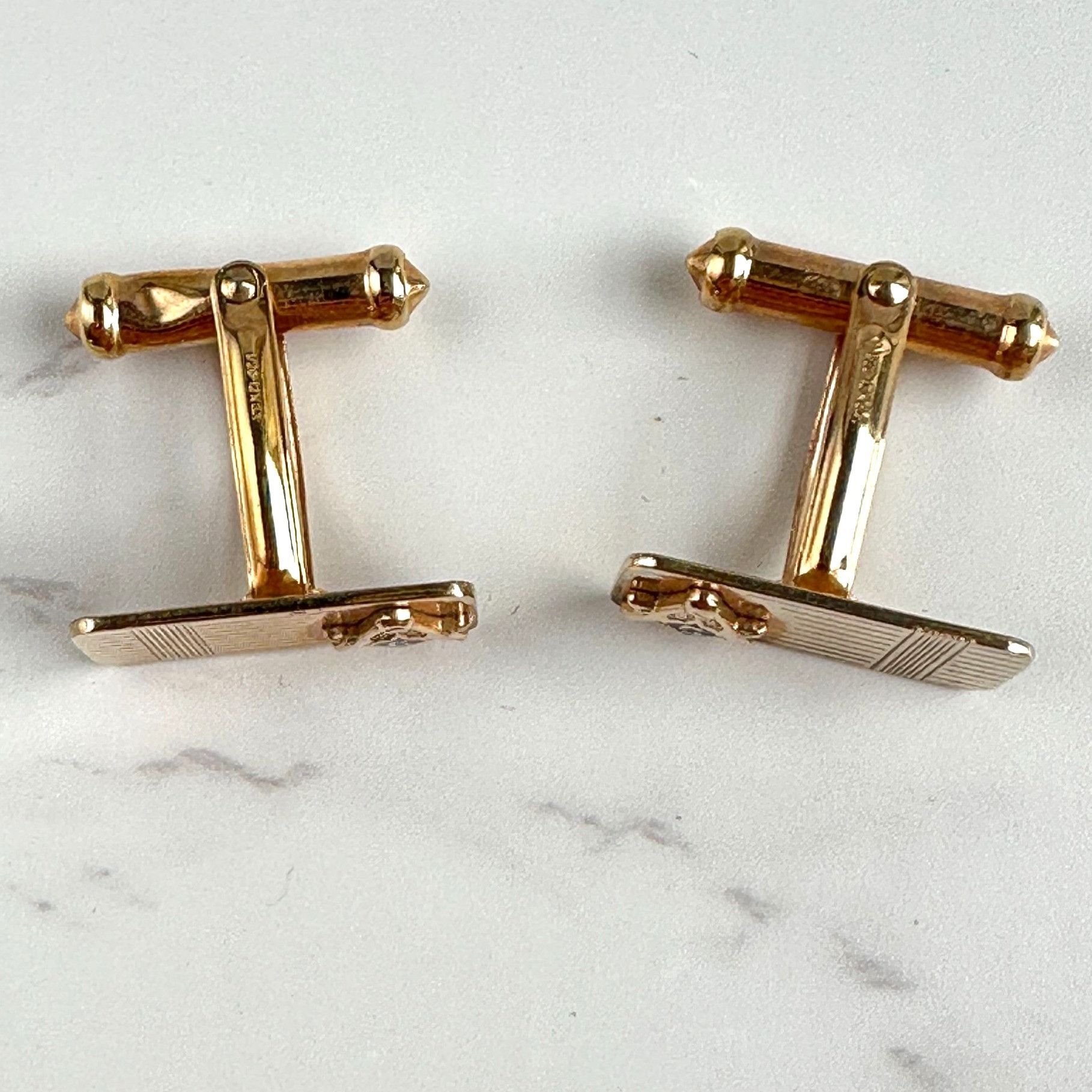 Vintage Vintage 12K GF Freemason Cufflinks Size ONE SIZE - 5 Thumbnail