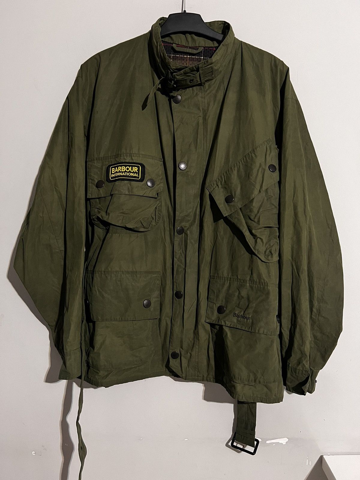 Barbour × Streetwear × Waxed Vintage 2002 Barbour Cracked