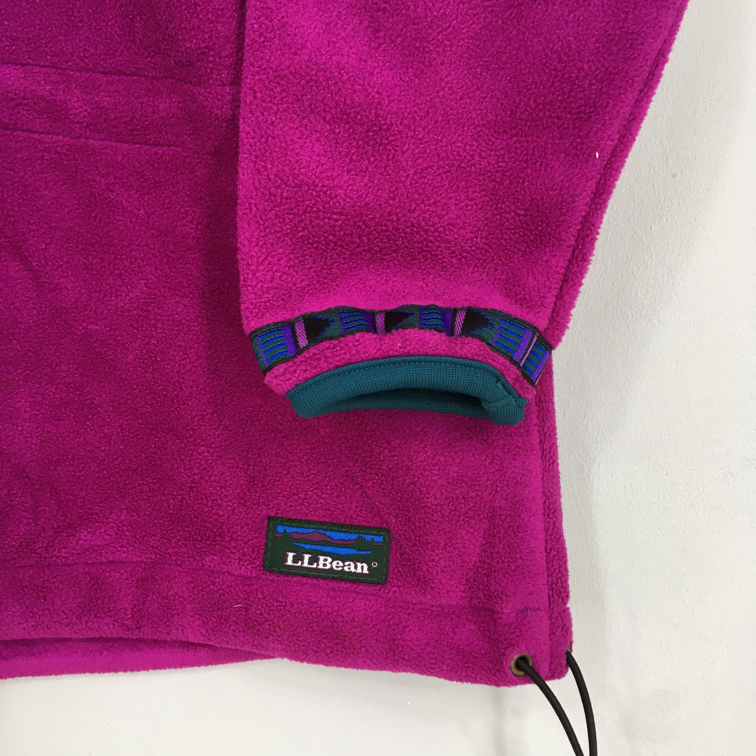 L.L. Bean Vintage LL Bean Magenta Polartec Fleece Sweater Medium Size US M / EU 48-50 / 2 - 4 Thumbnail
