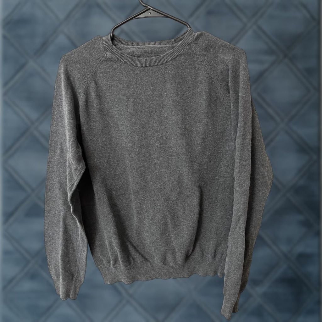 H&M H&M Logg Sweatshirt Men’s M Gray Solid Pullover Size US M / EU 48-50 / 2 - 1 Thumbnail