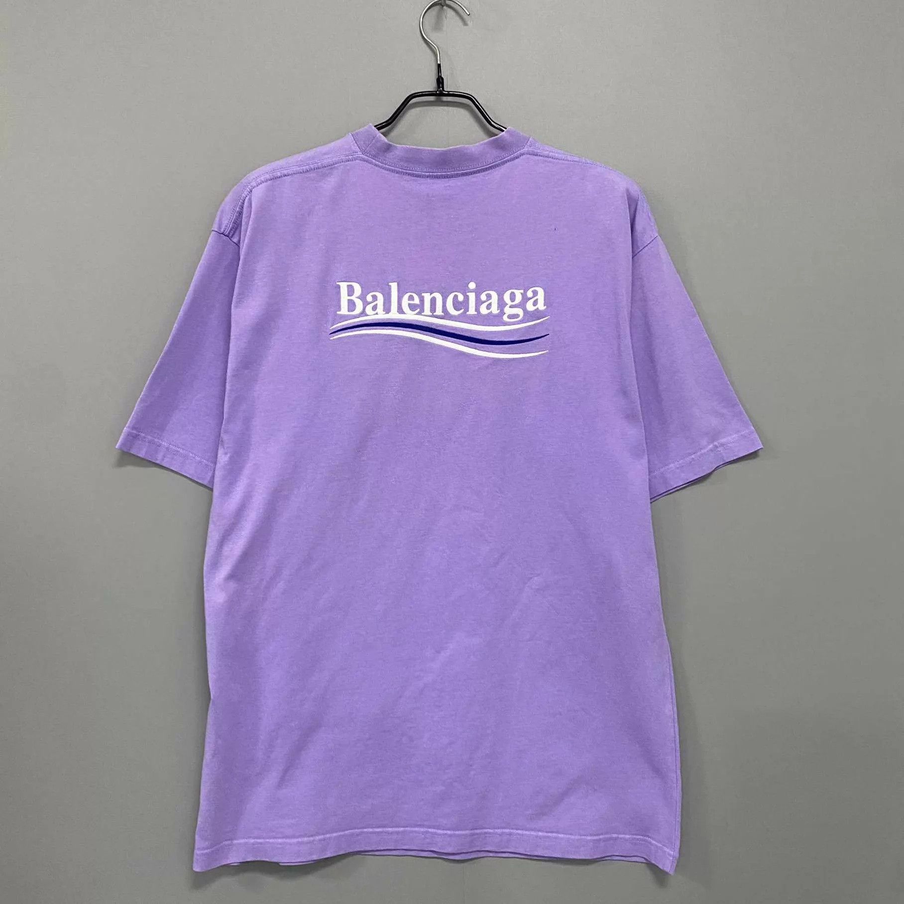 Balenciaga Balenciaga Purple Coke Embroidered Short Sleeve XS Size US XS / EU 42 / 0 - 3 Thumbnail