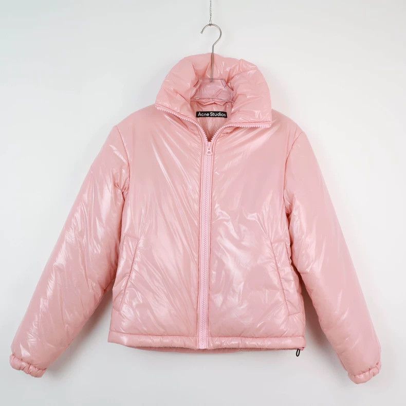 Acne Studios acne studios Pink smiley face down jacket 2502-Nextarrow Size US XXS / EU 40 - 1 Thumbnail