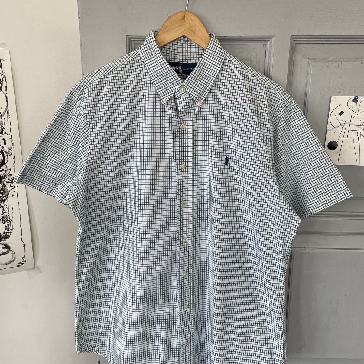 Polo Ralph Lauren × Vintage Vintage Polo Ralph Lauren Short sleeve shirt size L Size US L / EU 52-54 / 3 - 3 Thumbnail
