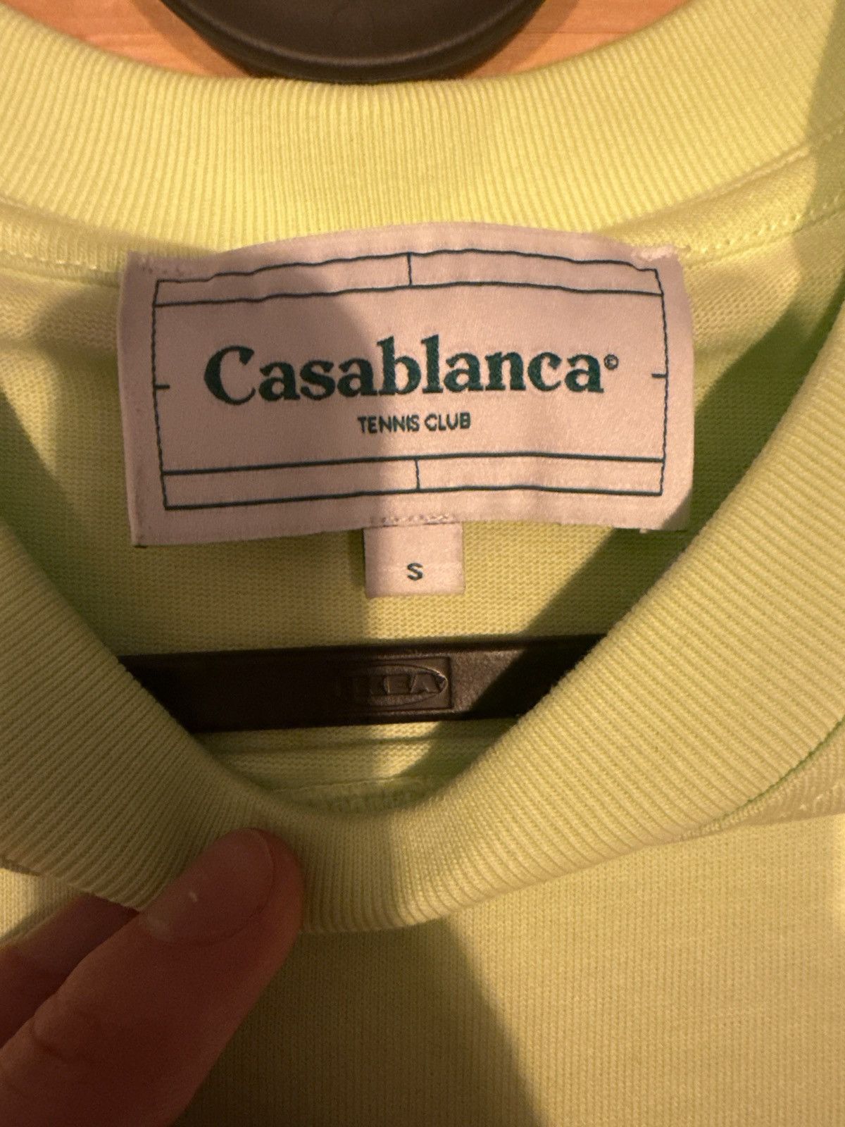 Casablanca Casablanca tee shirt lime green tennis club Size US S / EU 44-46 / 1 - 4 Thumbnail