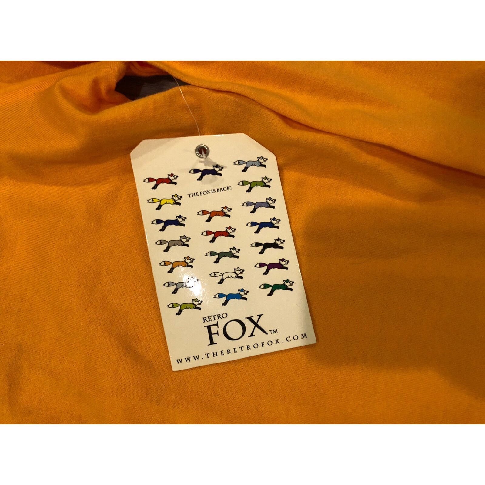 Fox Racing Retro Fox Orange Solid Crewneck Shirt X-Large Top Men's Size US XL / EU 56 / 4 - 3 Thumbnail