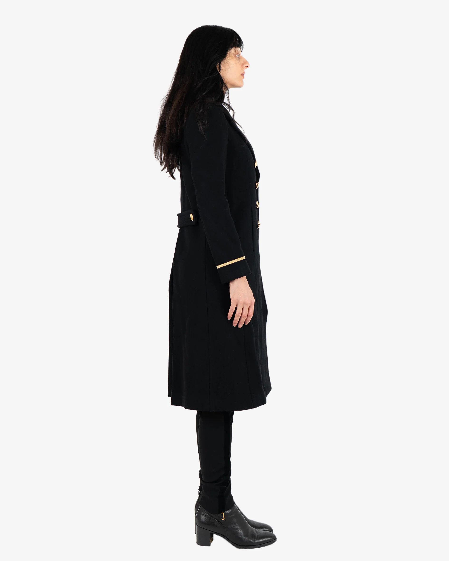 Saint Laurent Paris Palladium Officier Coat Women's (FW16) Size XS / US 0-2 / IT 36-38 - 7 Thumbnail