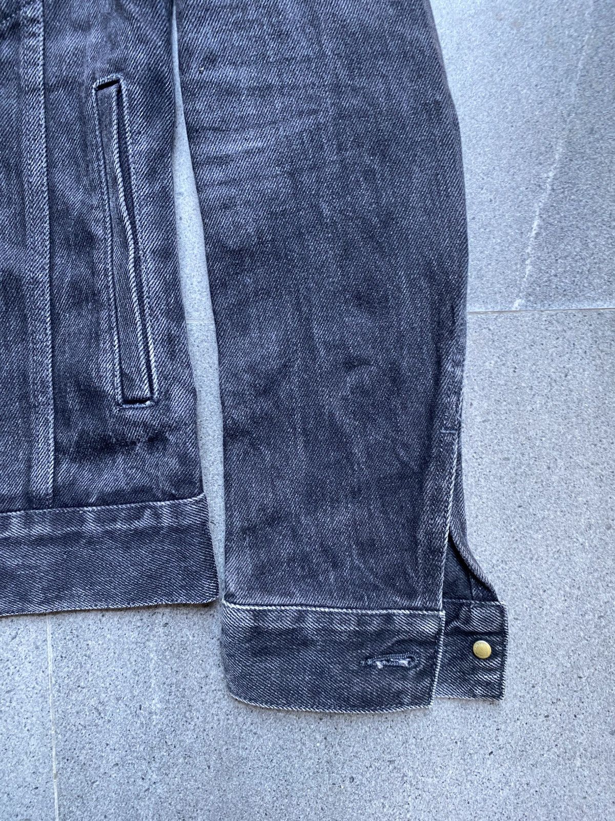 JACKROSE Luv Maison x Jack Rose Archive Faded Black Denim Jacket Size US M / EU 48-50 / 2 - 6 Thumbnail
