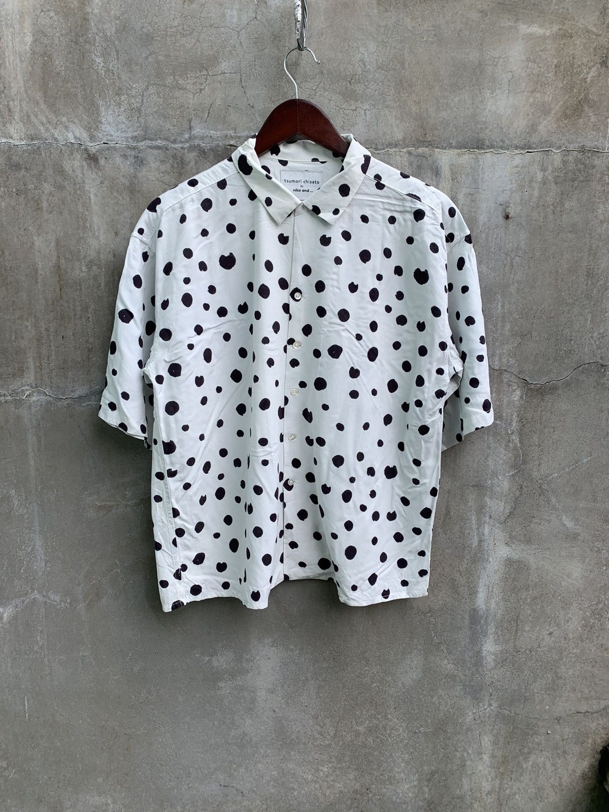 Tsumori Chisato Niko and.. Polka Button Up Shirt Size US M / EU 48-50 / 2 - 1 Thumbnail