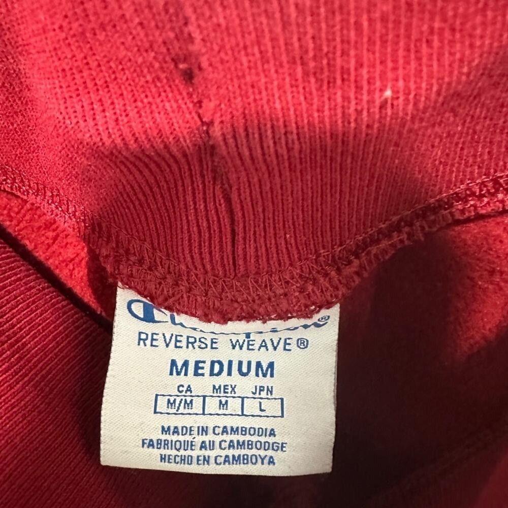 Champion Vintage Champion Reverse Weave Joggers - Red All-Over Logo Size US 34 / EU 50 - 4 Thumbnail
