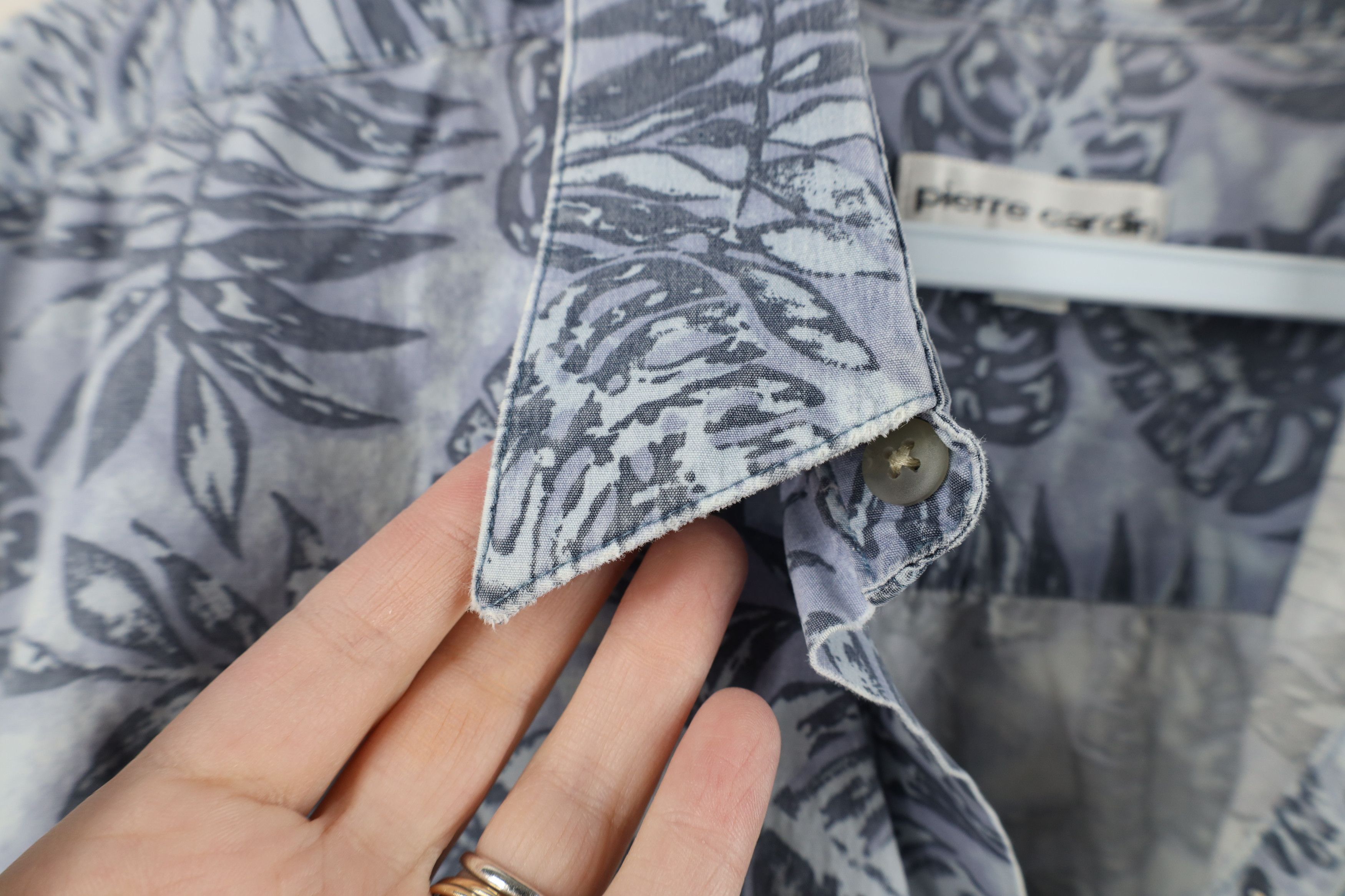 Vintage Vintage 90s Streetwear Palm Leaf Hawaiian Luau Button Shirt Size US L / EU 52-54 / 3 - 7 Thumbnail