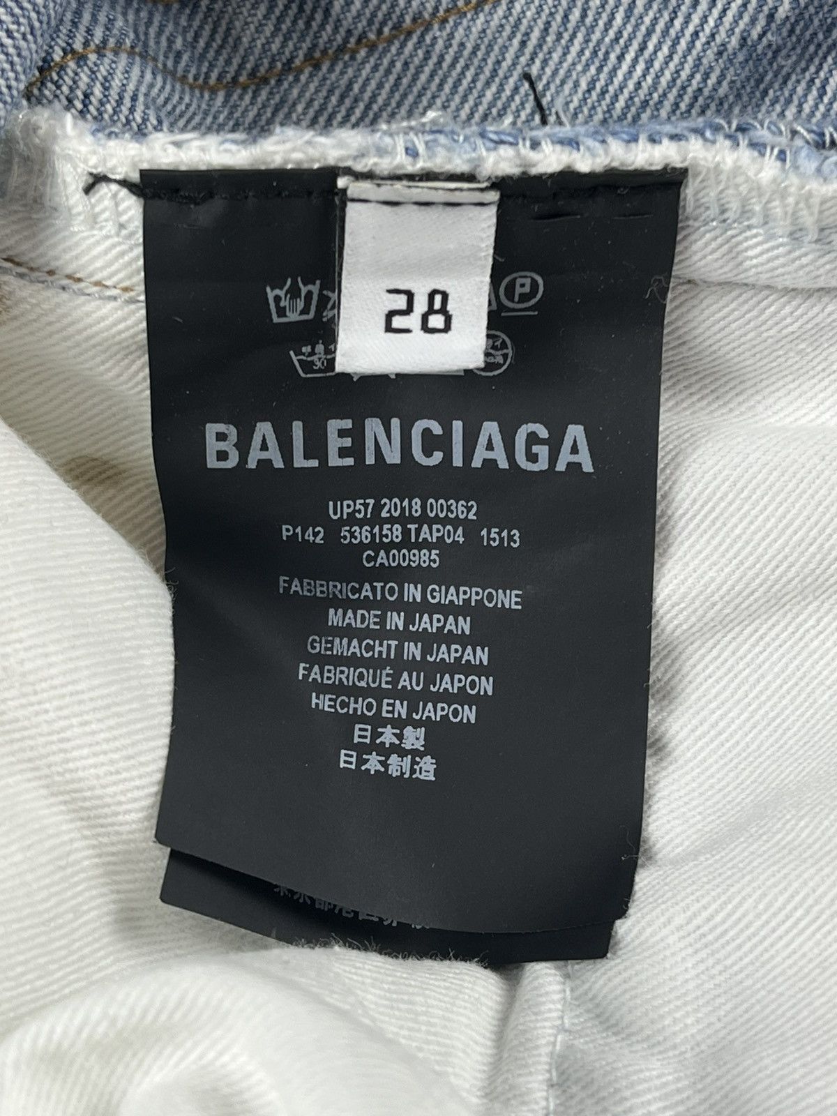 Balenciaga FW18 Balenciaga Heelbite Flared Bootcut Denim Jeans Size US 30 / EU 46 - 9 Thumbnail