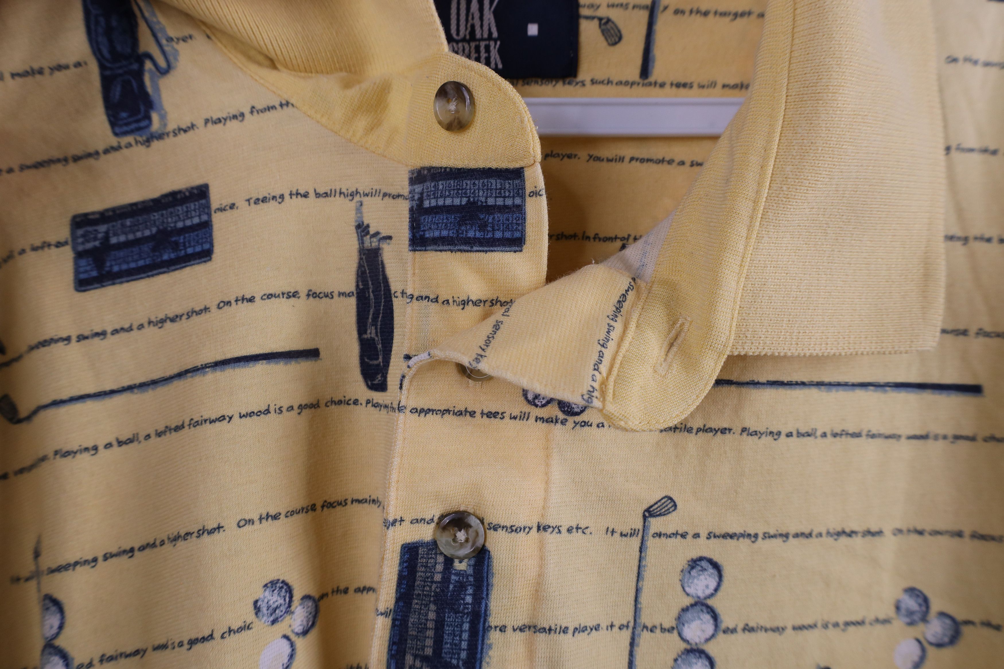 Vintage Vintage 90s Streetwear All Over Print Collared Polo Shirt Size US XL / EU 56 / 4 - 7 Thumbnail