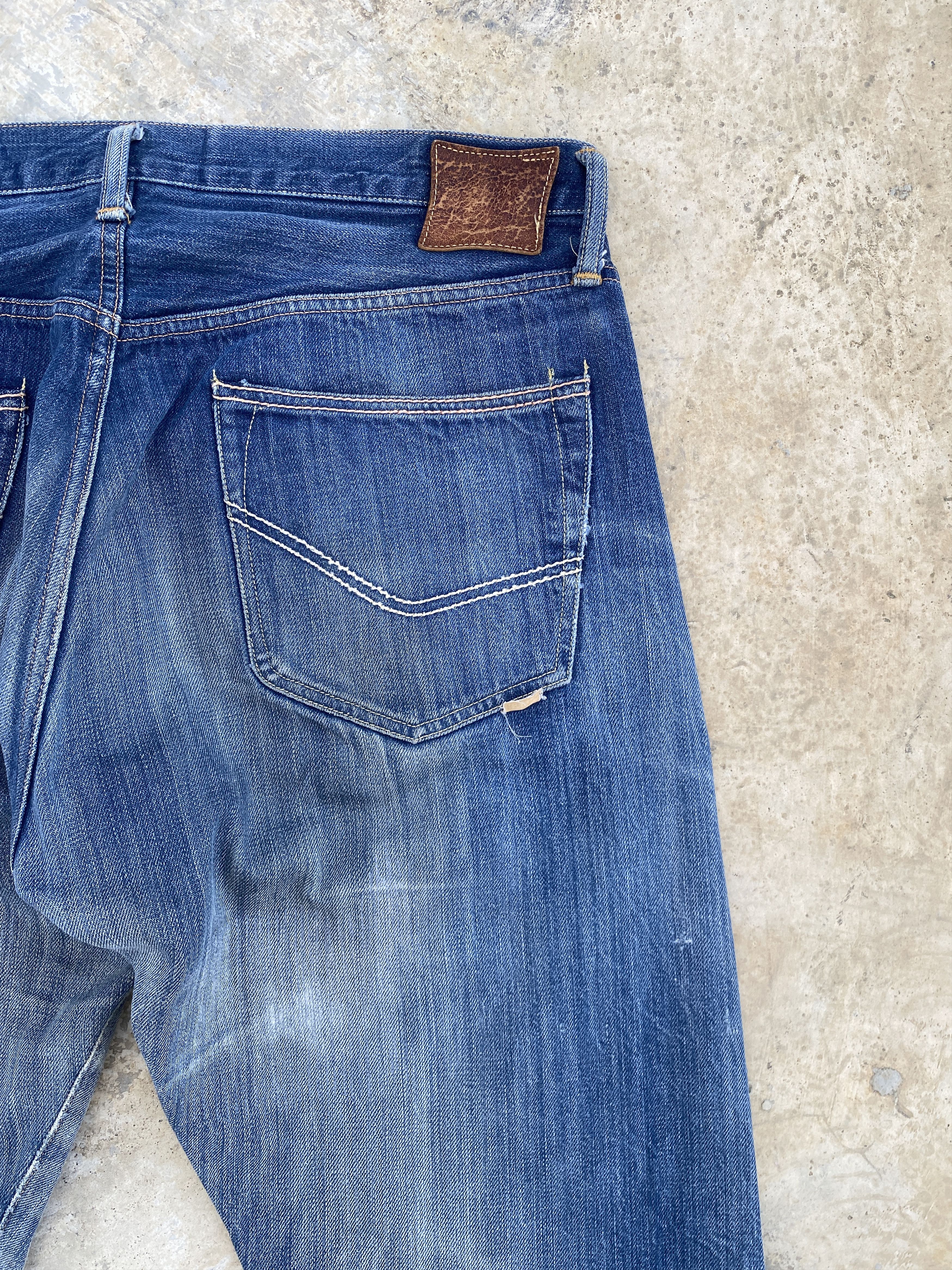 Japanese Brand Canton Overalls Lot 2000 Selvedge Jeans Size US 33 - 9 Thumbnail