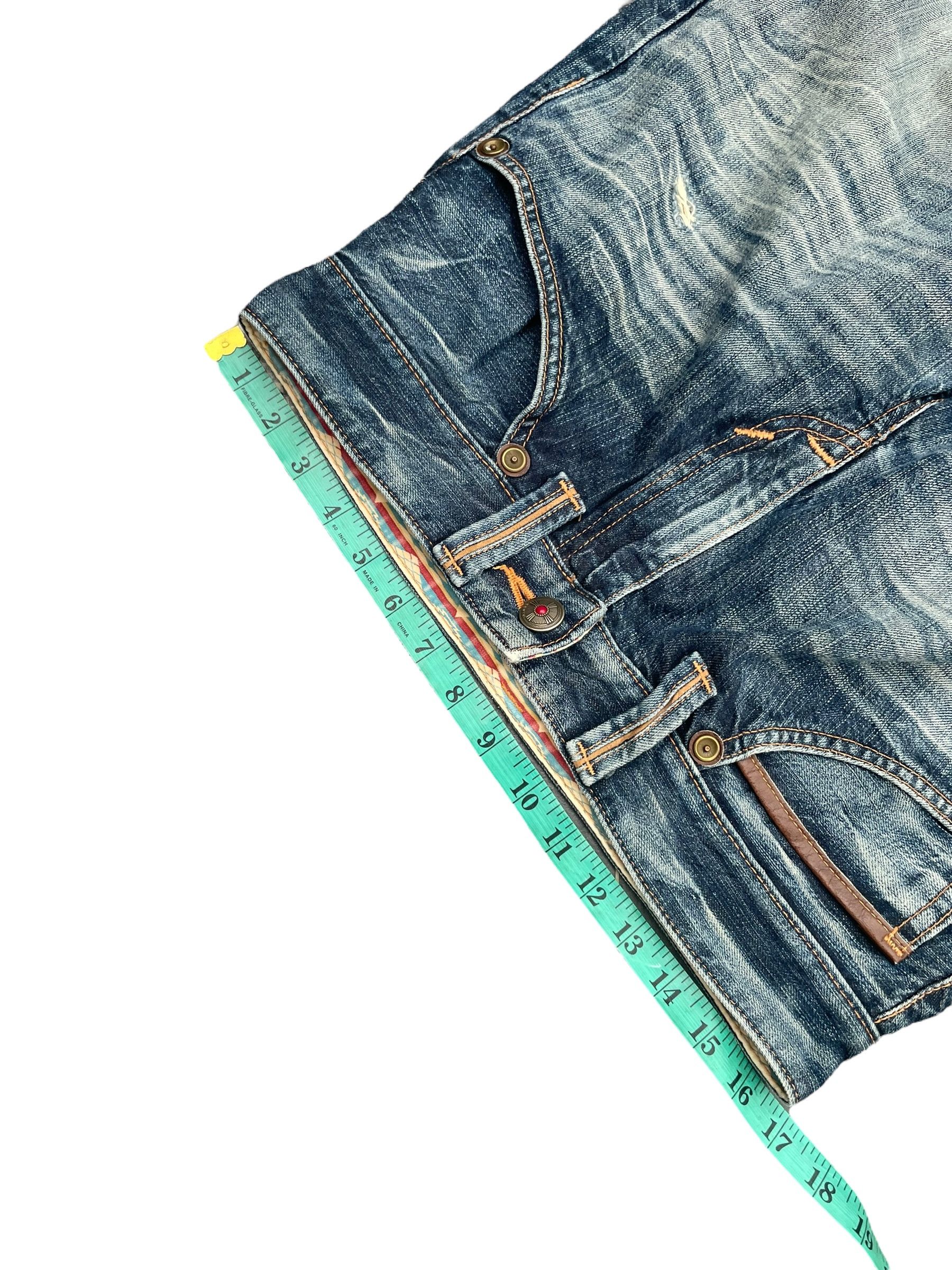 Edwin Japan Vintage Edwin 444XVS Distresed Jeans Size US 33 - 9 Thumbnail