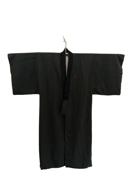 Komono Vintage Men Yukata Kimono Japanese Traditional Wear Size US XL / EU 56 / 4 - 2 Thumbnail