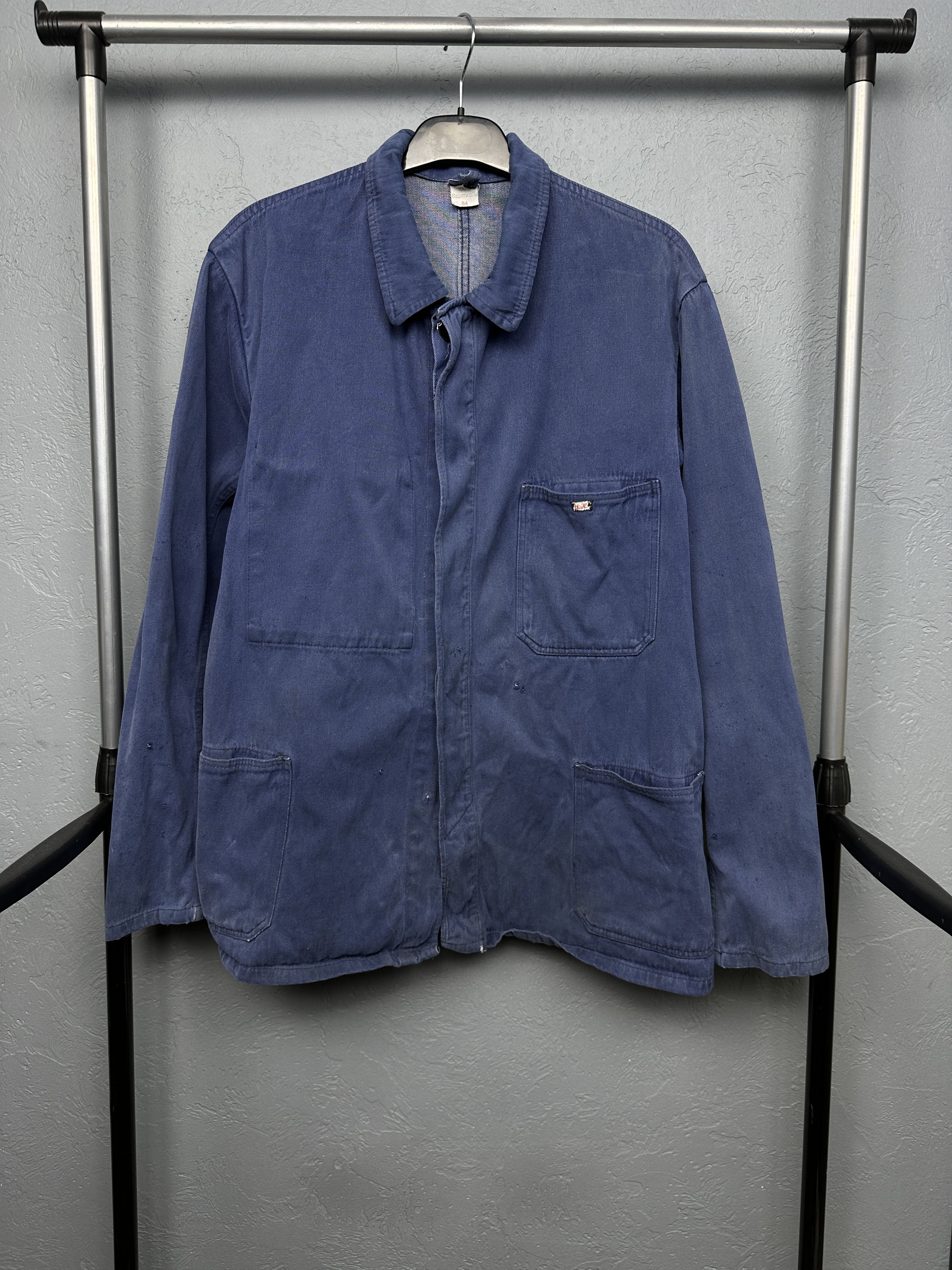 Le Laboureur 90s Vintage Mens French Workwear Chore Utility Jacket Size US L / EU 52-54 / 3 - 1 Thumbnail