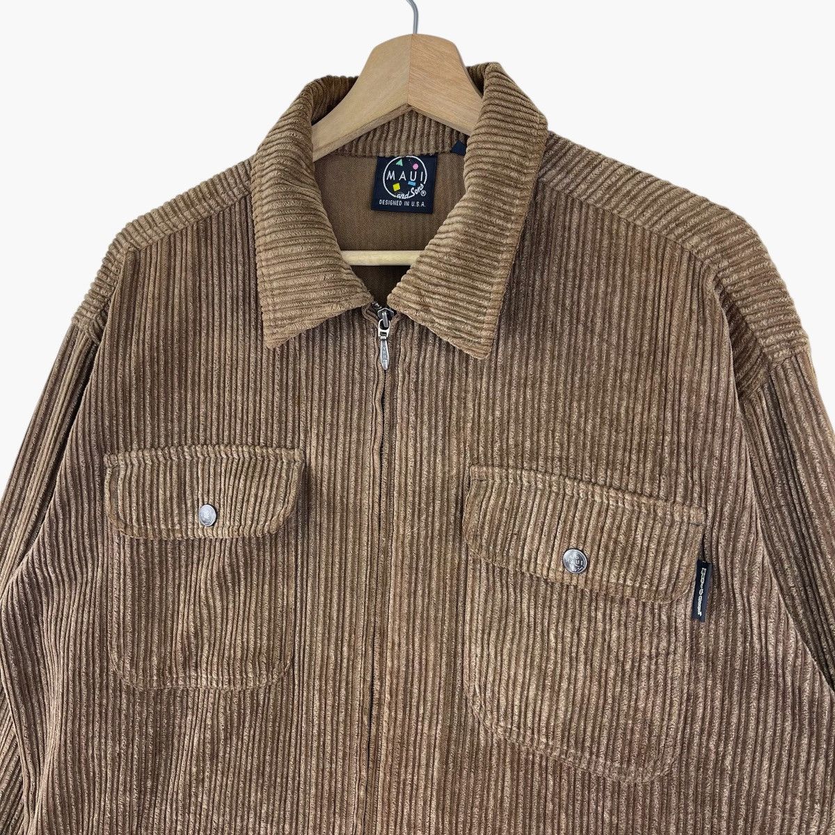 Maui and Sons × Vintage 90’s Maui And Sons Corduroy Jacket Size US M / EU 48-50 / 2 - 4 Thumbnail