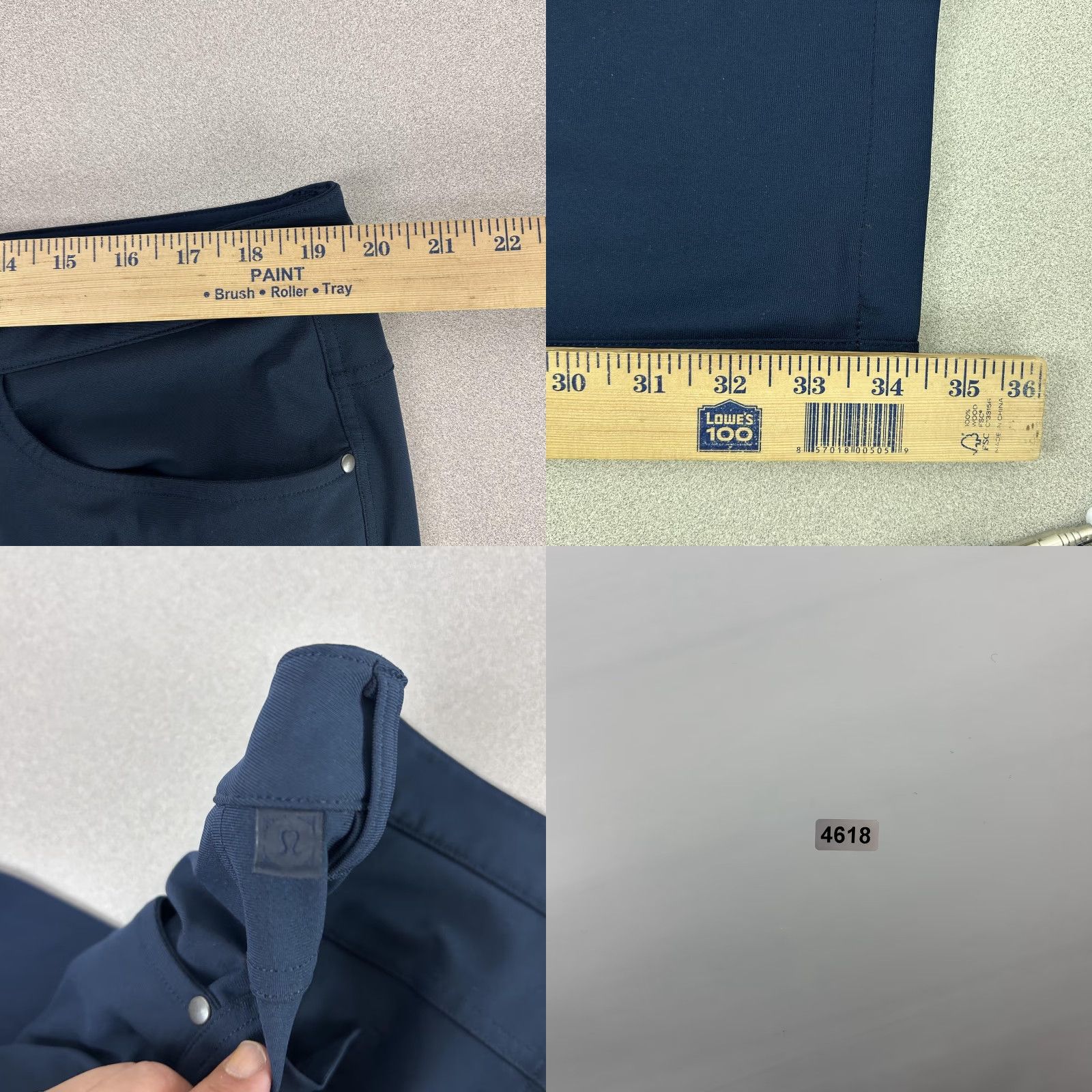 Lululemon Lululemon Pants Mens 38 Navy ABC 5-Pocket Performance Casual Work Travel Stretch Pants Size US 38 / EU 54 - 9 Thumbnail
