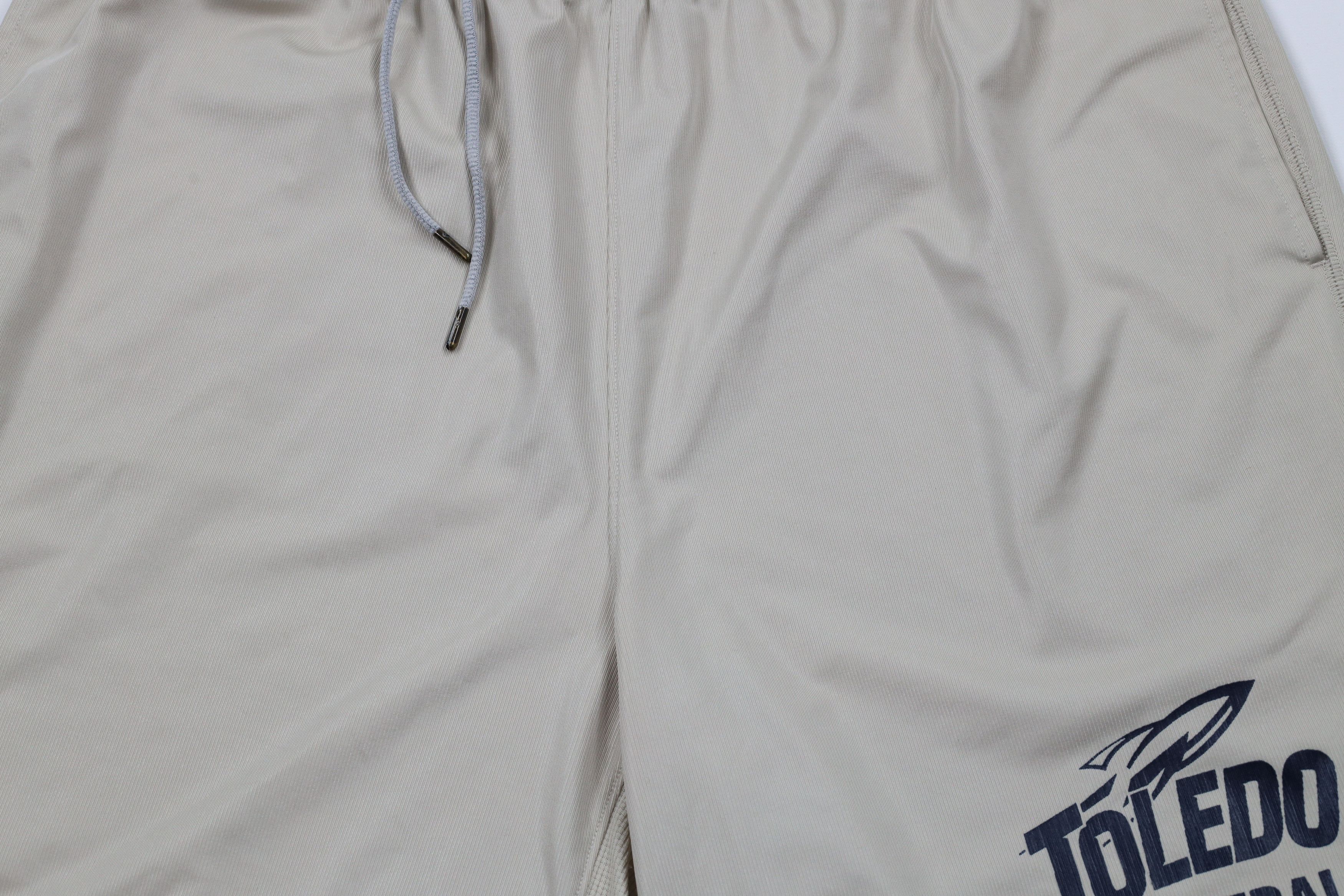 Under Armour × Vintage Under Armour University of Toledo Football Shorts Beige Size US 34 / EU 50 - 3 Thumbnail