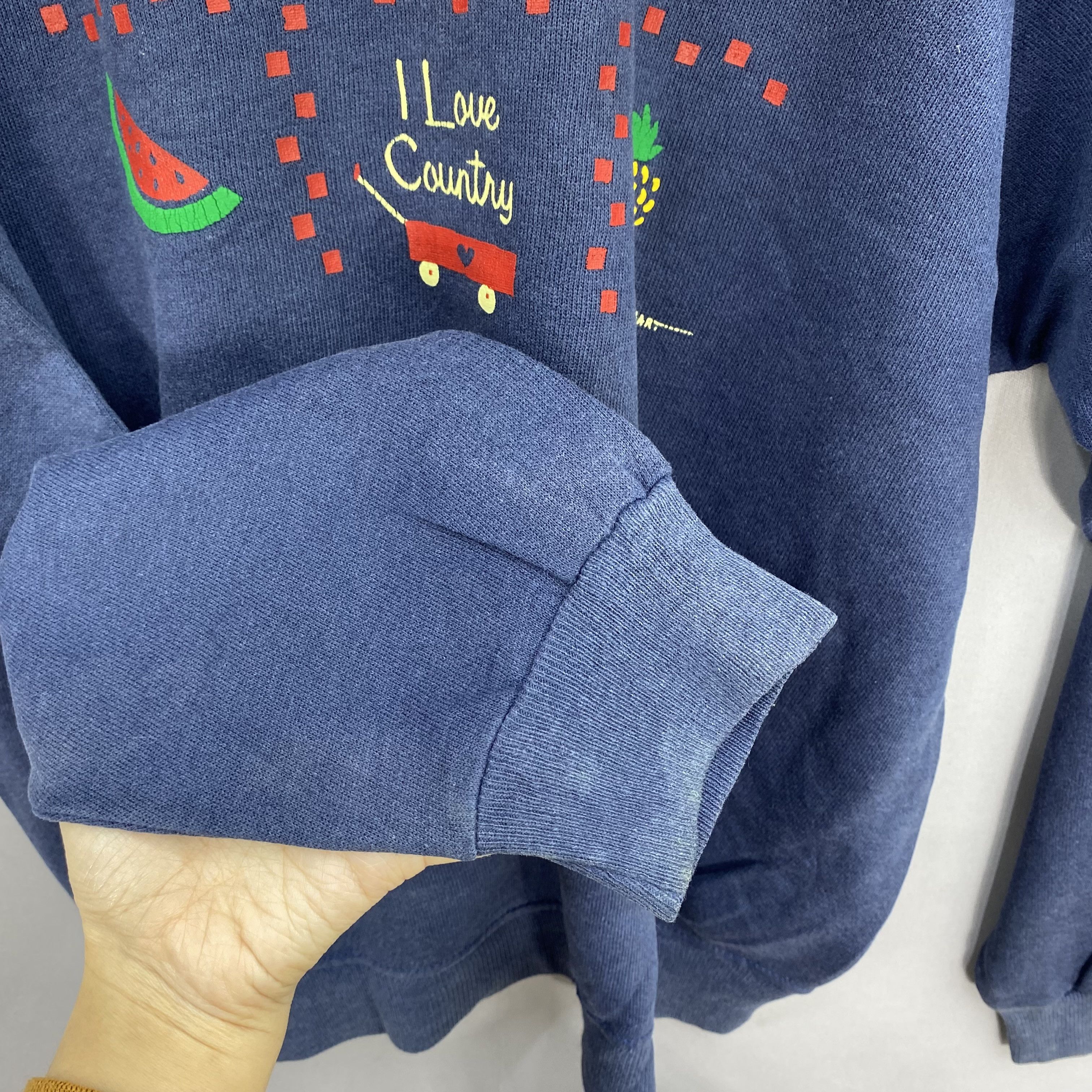 Vintage Vintage 80s Hanes Novelty Sweater Graphic Pullover Jumper Size US L / EU 52-54 / 3 - 6 Thumbnail