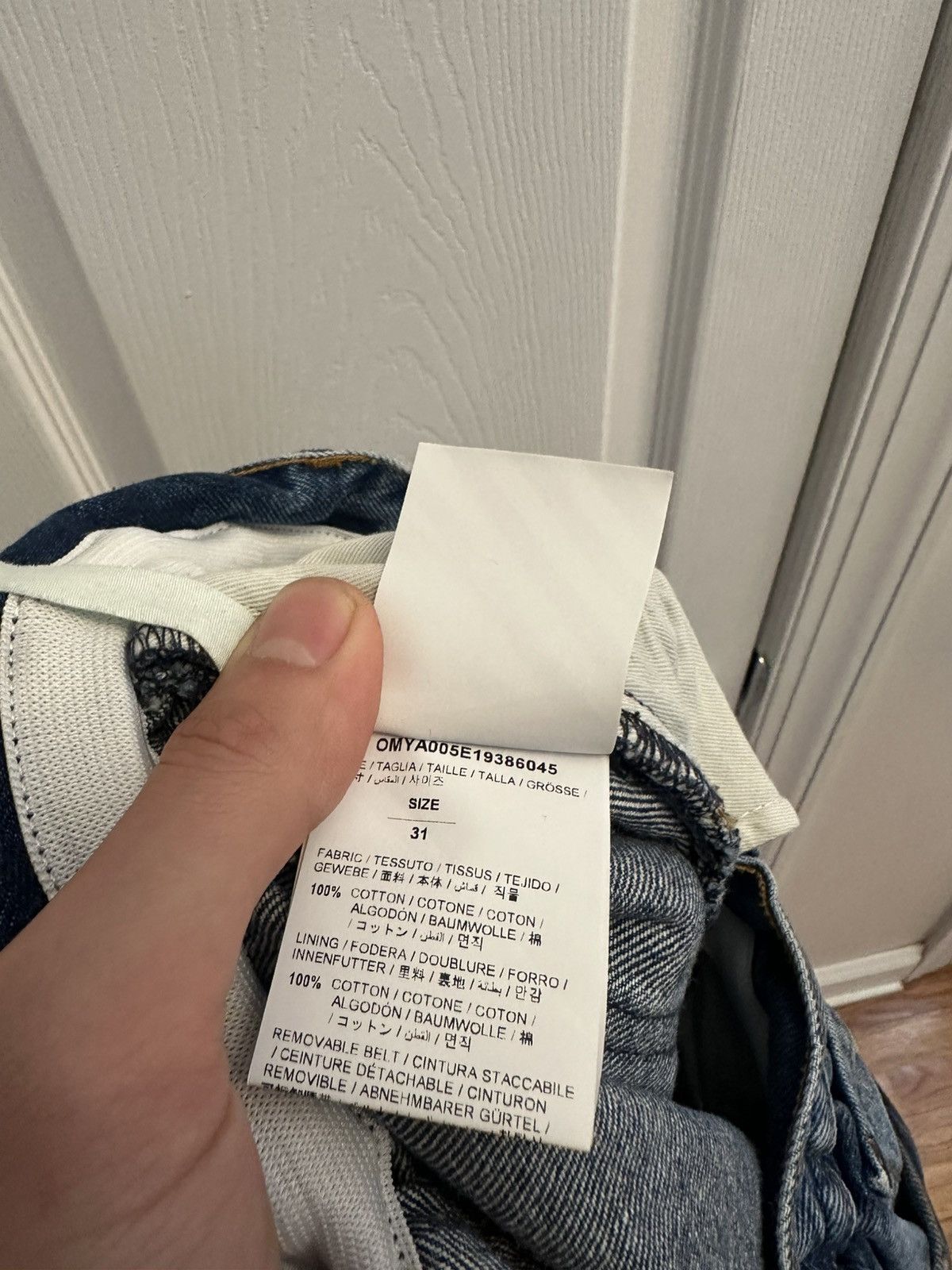Off-White OFF-WHITE DENIM JEANS Size US 30 / EU 46 - 7 Thumbnail