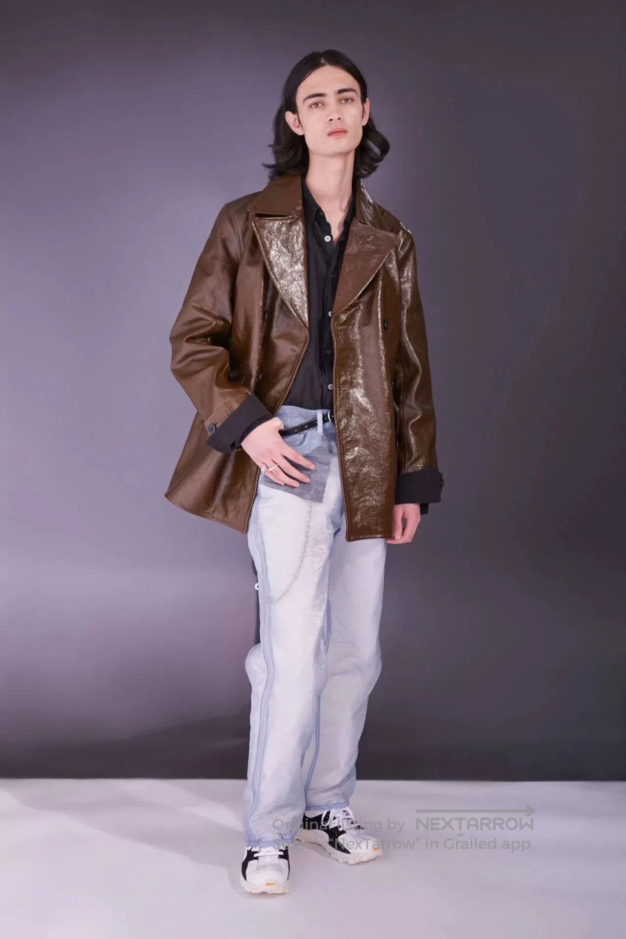 Our Legacy transparent denim pants for layering. Size US 40 / EU 56 - 6 Thumbnail
