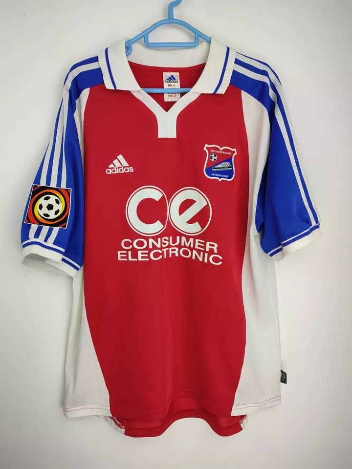 Vintage Vintage Spvgg Unterhaching home 2000-02 #8 LEXA FOOTBALL Size US L / EU 52-54 / 3 - 1 Thumbnail