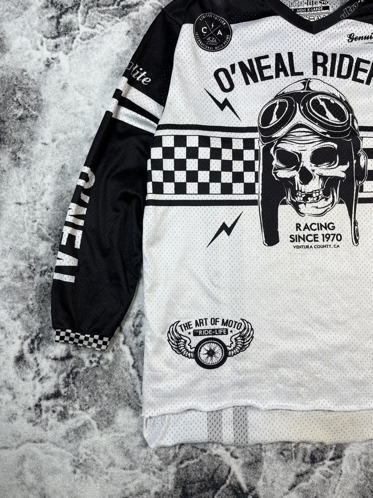 Other Vintage O’Neal Riders Skull Moto Jersey XXL Size US XXL / EU 58 / 5 - 2 Thumbnail