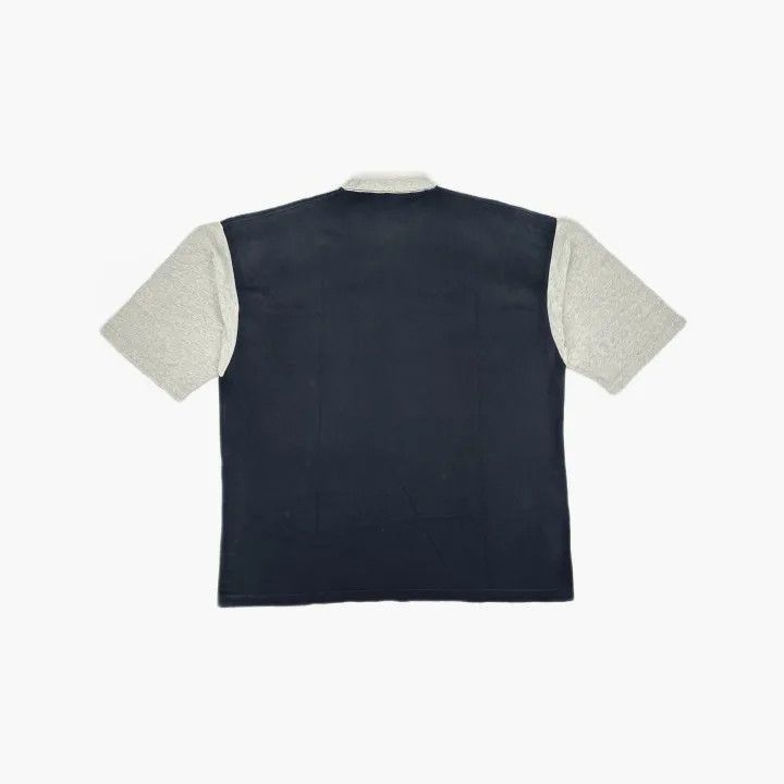 Balenciaga Balenciaga Balenciaga Gray Ruffled Cotton Short Sleeve Shi Size US S / EU 44-46 / 1 - 1 Thumbnail