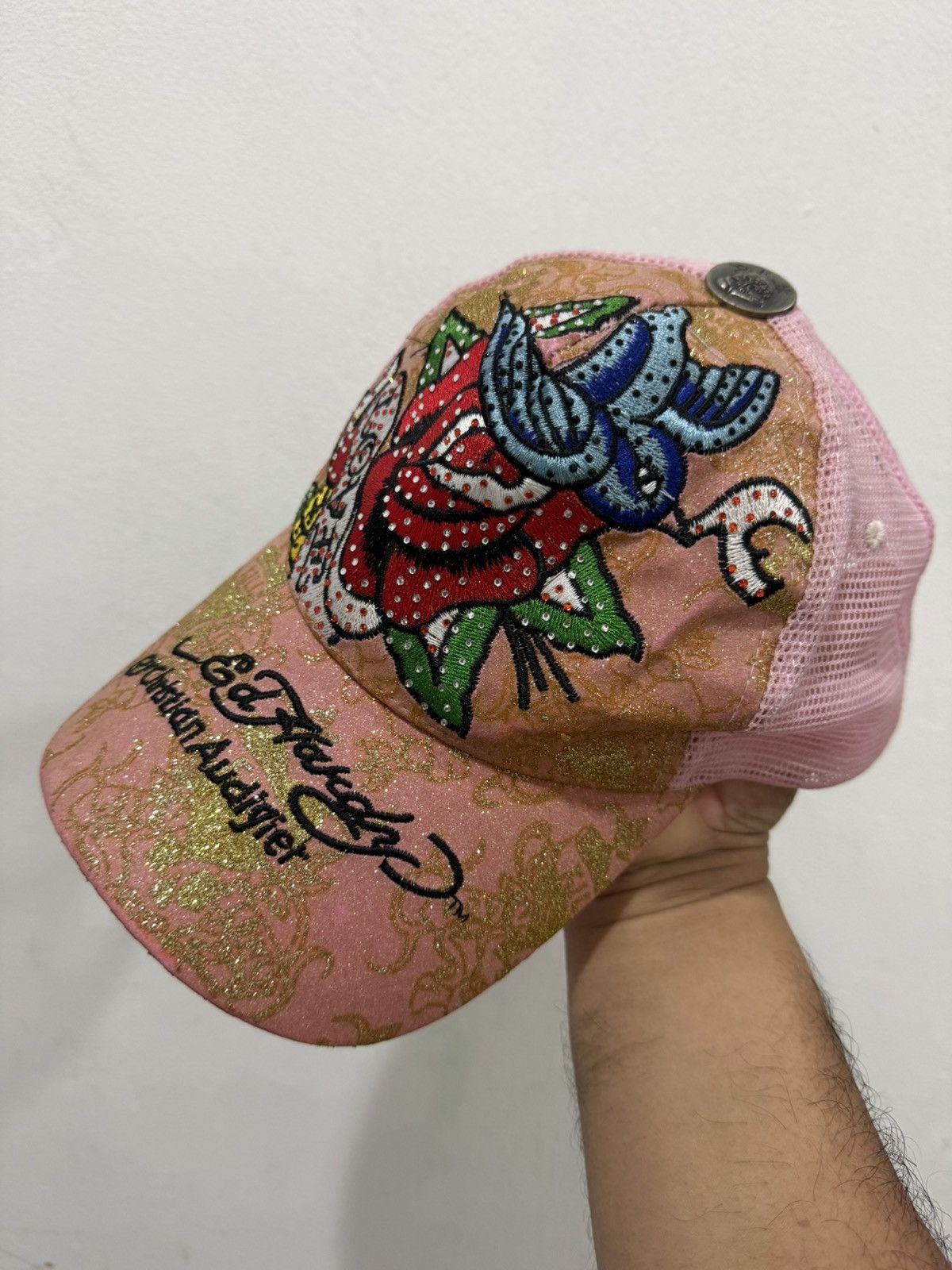 🔥Vintage🔥 Ed Hardy Full Embroid Trucked Hat