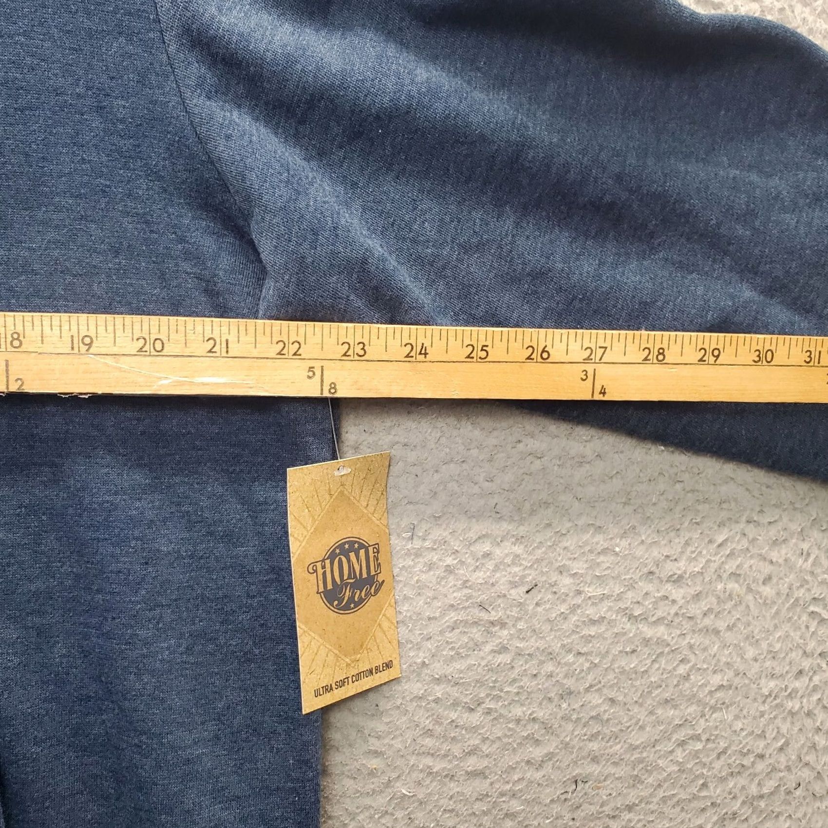 Vintage Home Free Hoodie Mens Size M Navy Buckeye State Raglan Sleeve Drawstring Shirt Size US M / EU 48-50 / 2 - 5 Thumbnail